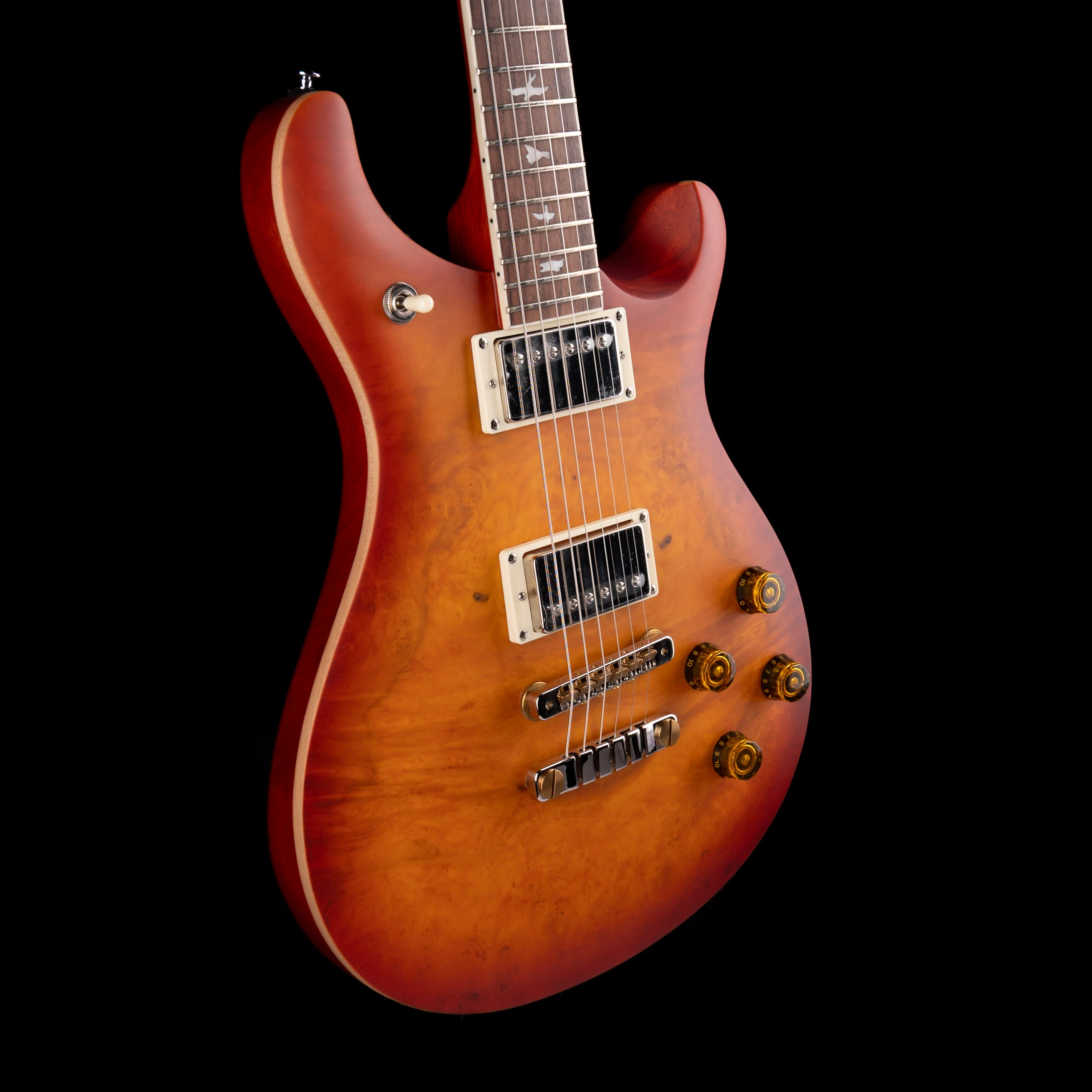 PRS SE Exotic McCarty 594 Laurel Burl Vintage Sunburst With Gig Bag - Image 6