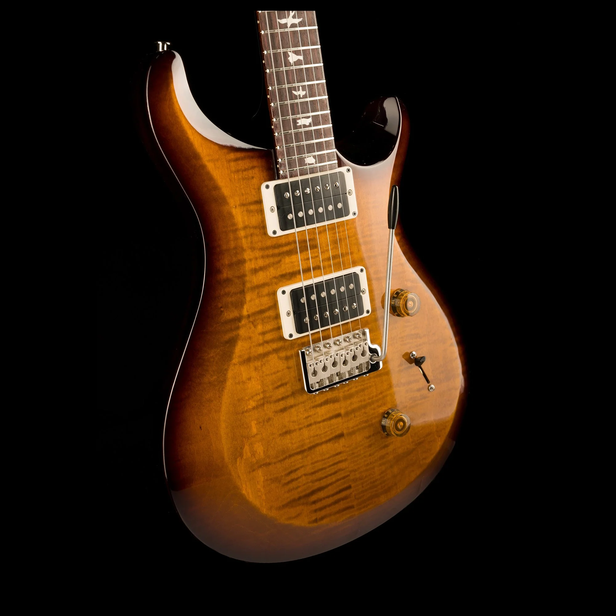 PRS S2 Custom 24 Black Amber with Gig Bag - Image 10