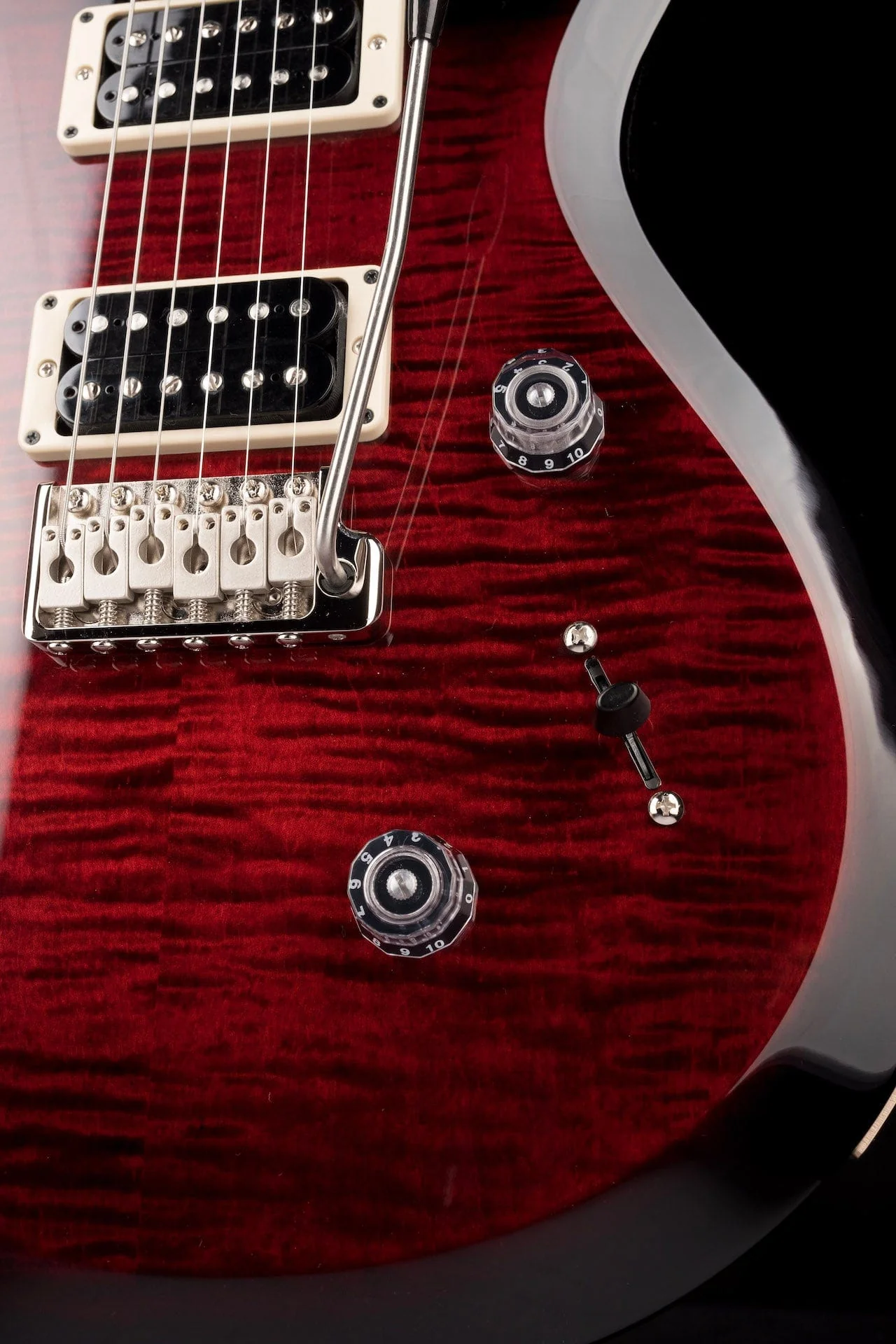 PRS S2 Custom 24 Custom Color Scarlet Smokeburst With Gig Bag - 2022 - Serial # S2061532 - Image 8