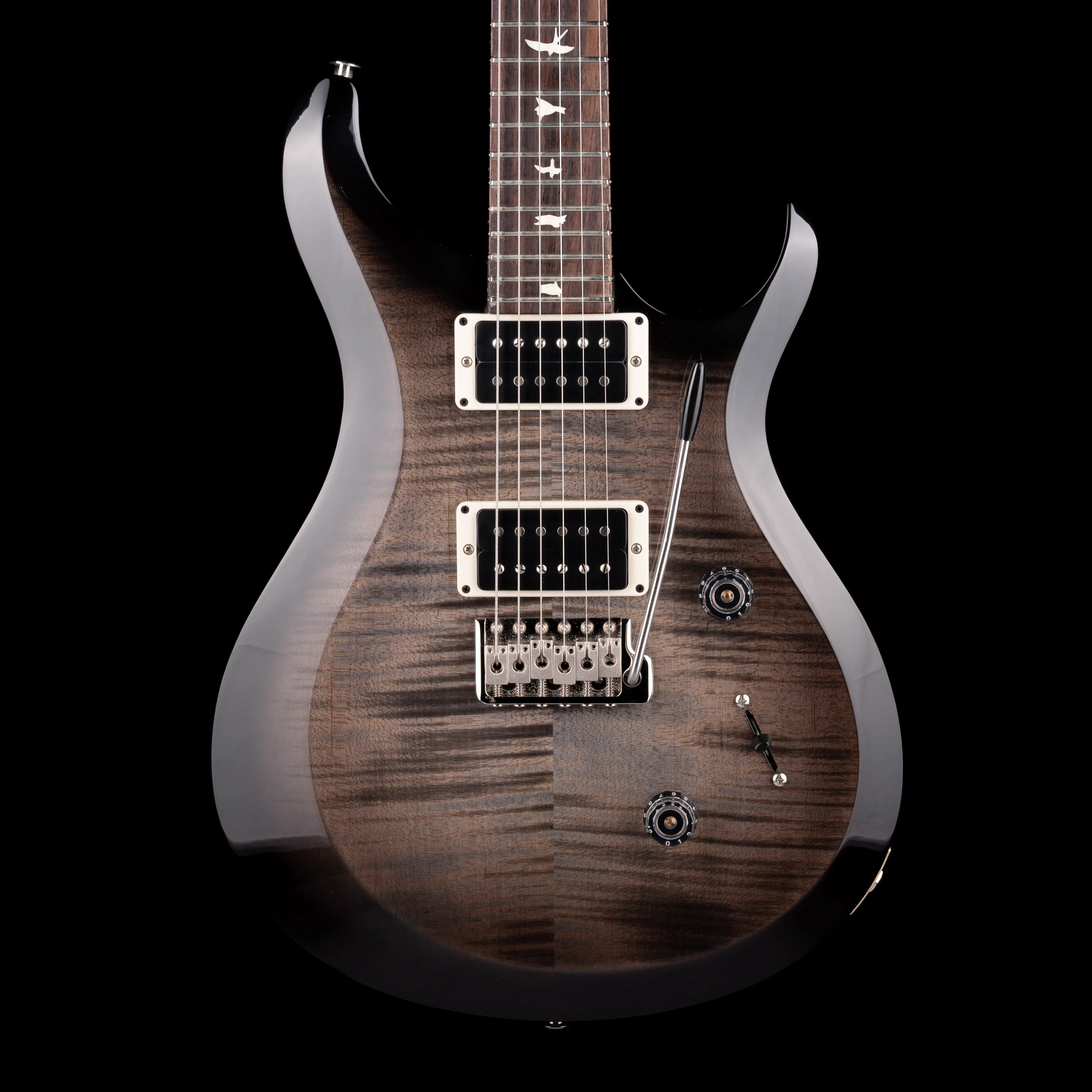 PRS S2 Custom 24 Faded Gray Black with Gig Bag