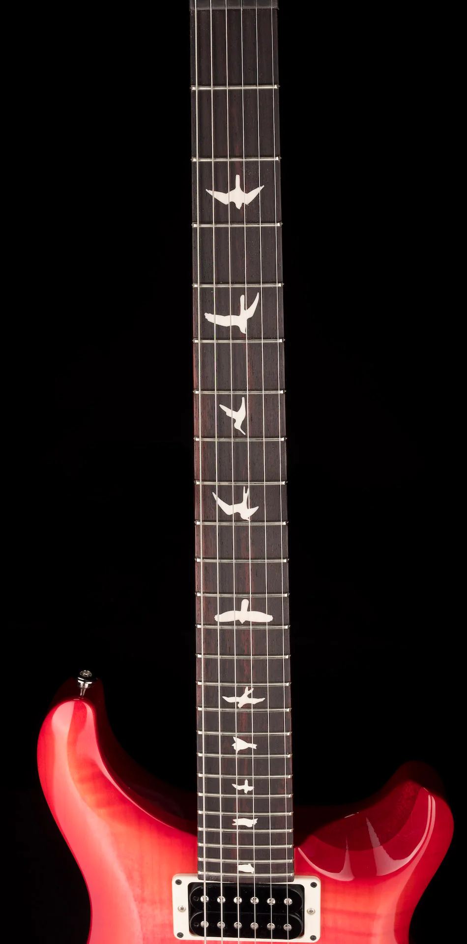 PRS S2 Custom 24 Pattern Thin Neck Bonni Pink Cherry Burst with Gig Bag - Image 11