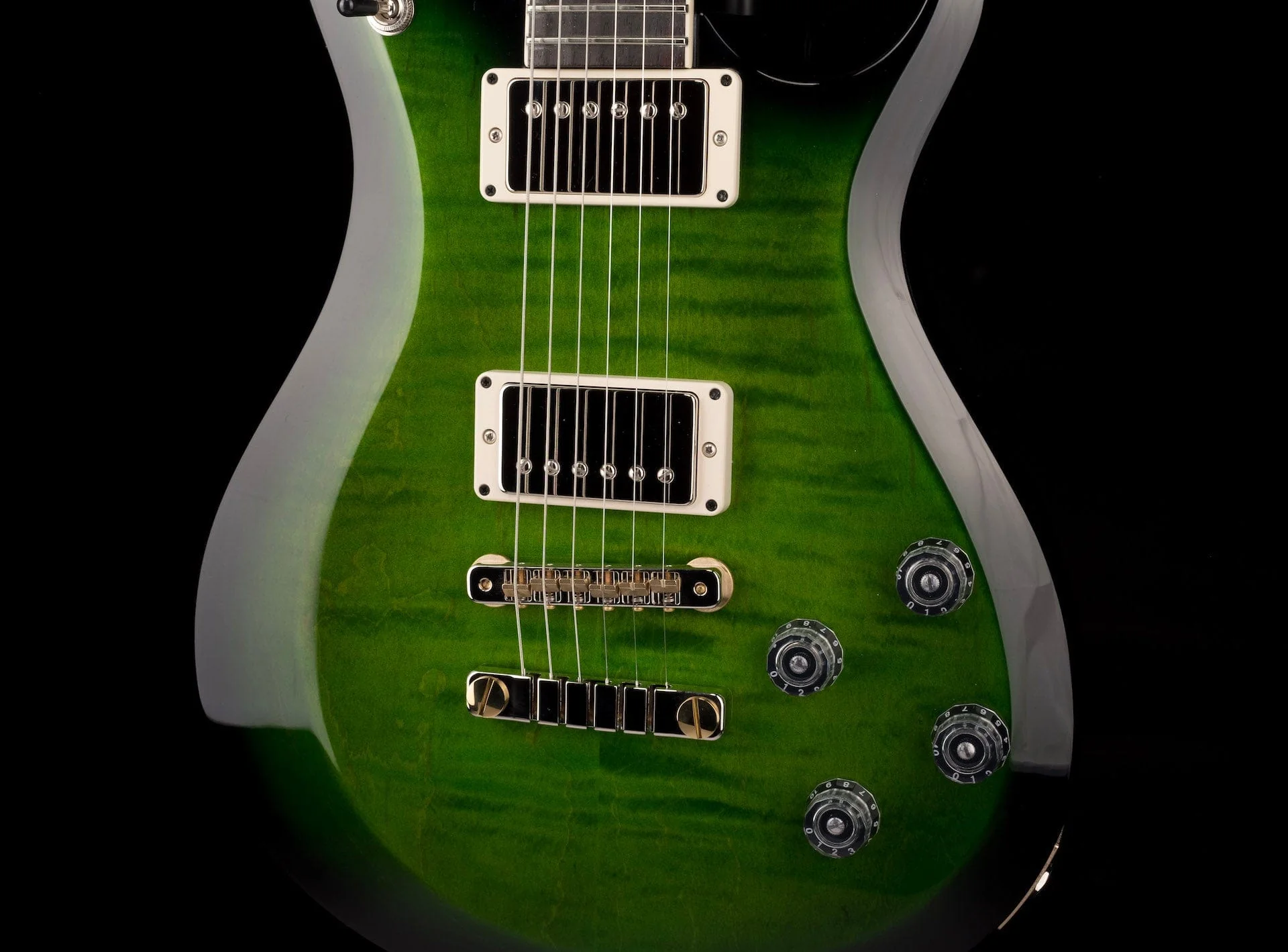 PRS S2 McCarty 594 Custom Color Eriza Verde Smokeburst with Gig Bag - Image 6