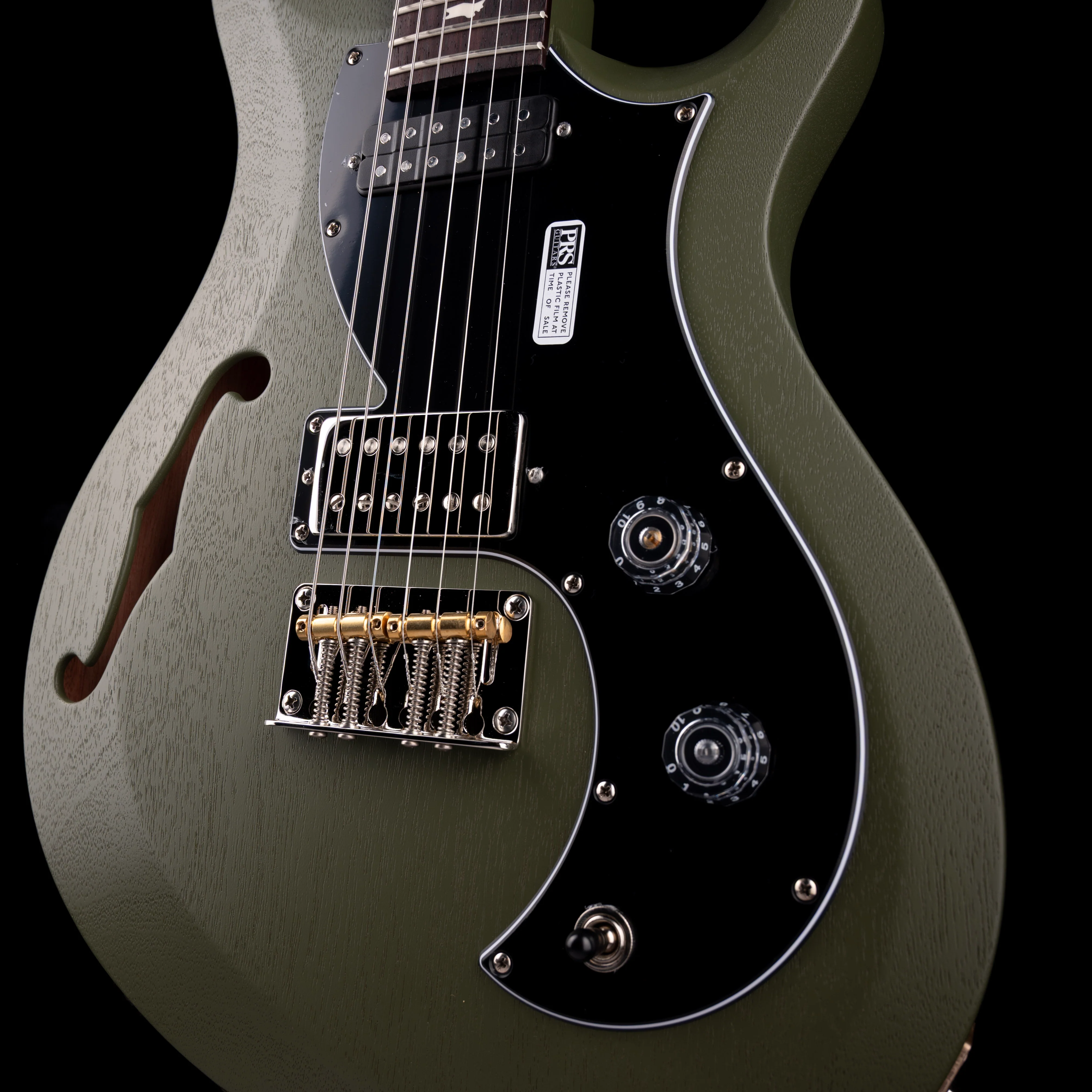 PRS S2 Vela Semi-Hollow Satin Matcha Green One-Off with Gig Bag - Image 5