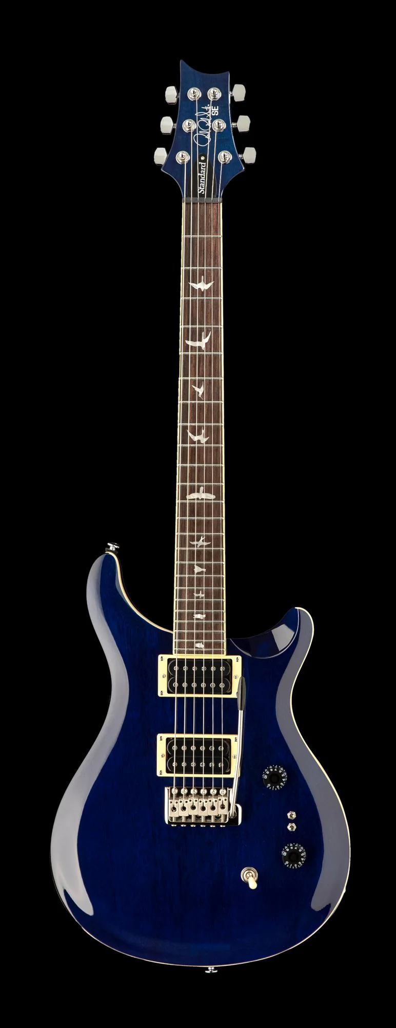 PRS SE Standard 24-08 Translucent Blue Electric Guitar With Bag - Image 2