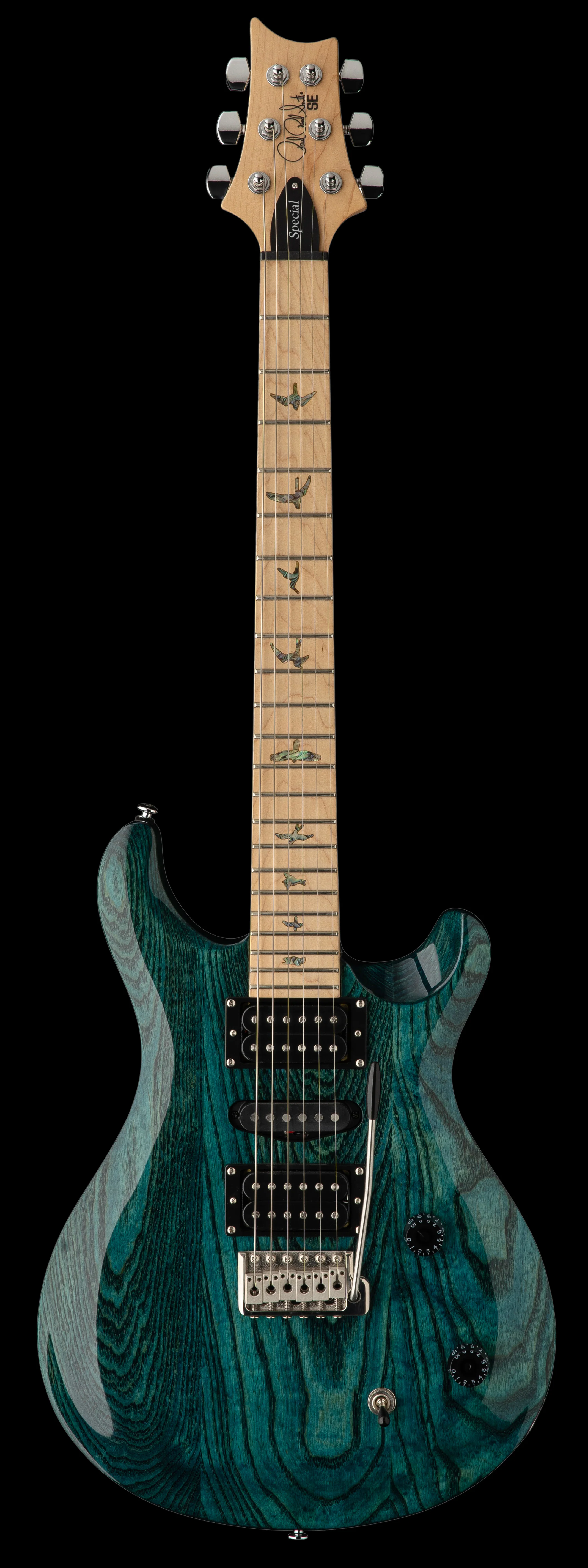 PRS SE Swamp Ash Special Iri Blue with Gig Bag - Image 2
