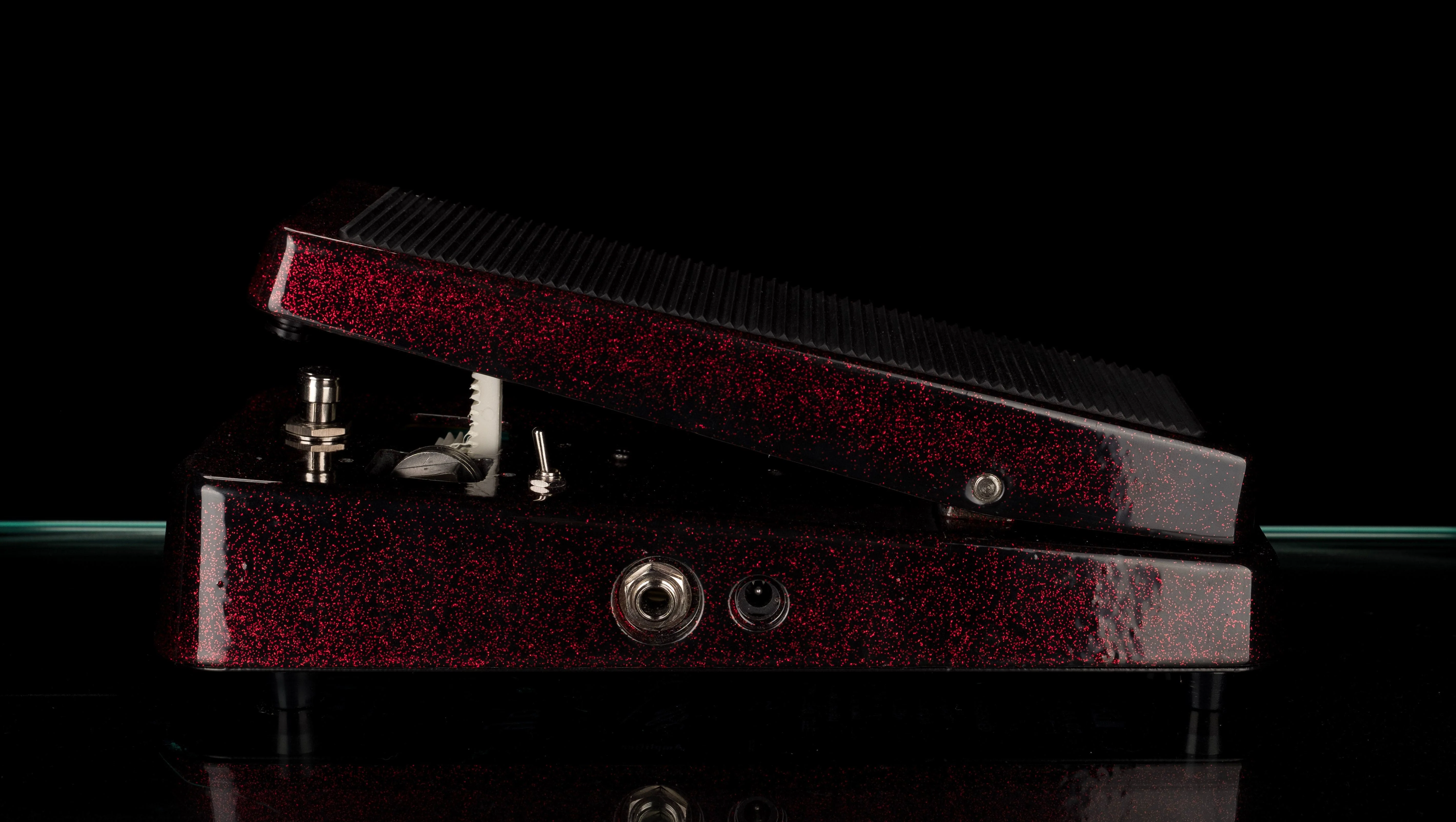 Real McCoy Custom RMC6 Wheels of Fire Wah Guitar Pedal Limited Edition Red Sparkle - Image 3