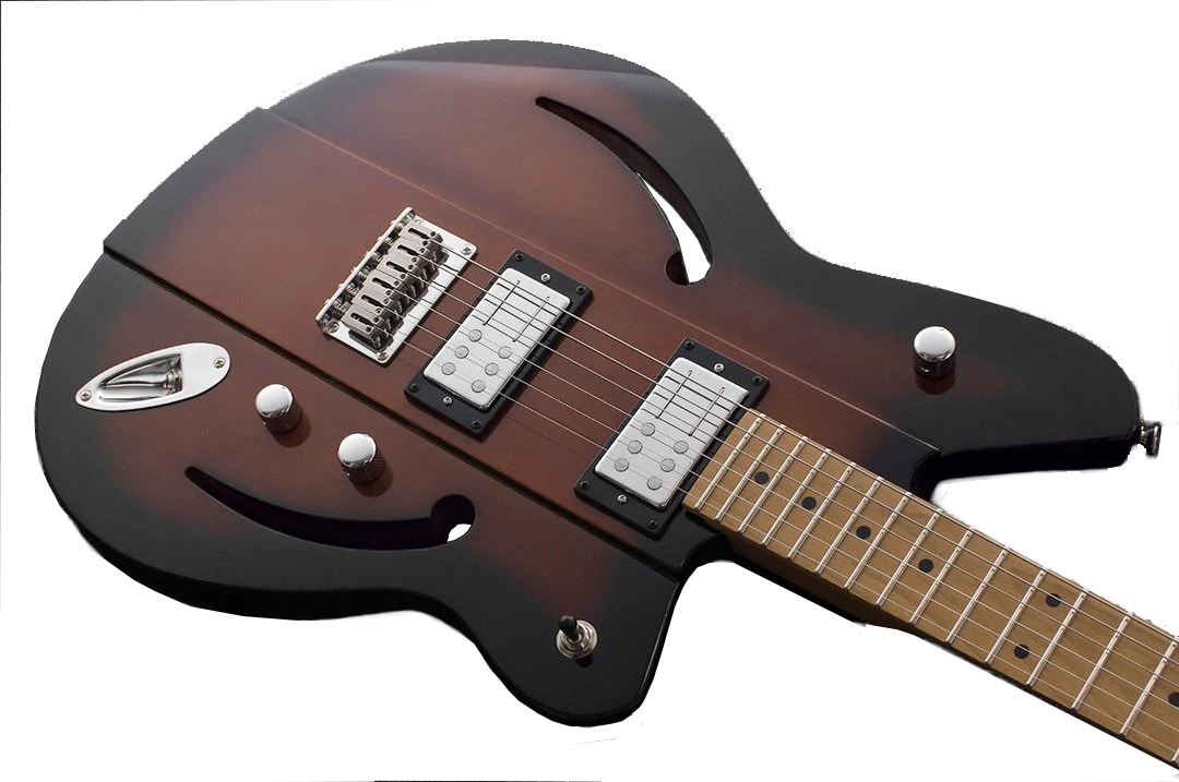 Reverend Airsonic RA Roasted Maple Neck Electric Guitar Coffee Burst - Image 3