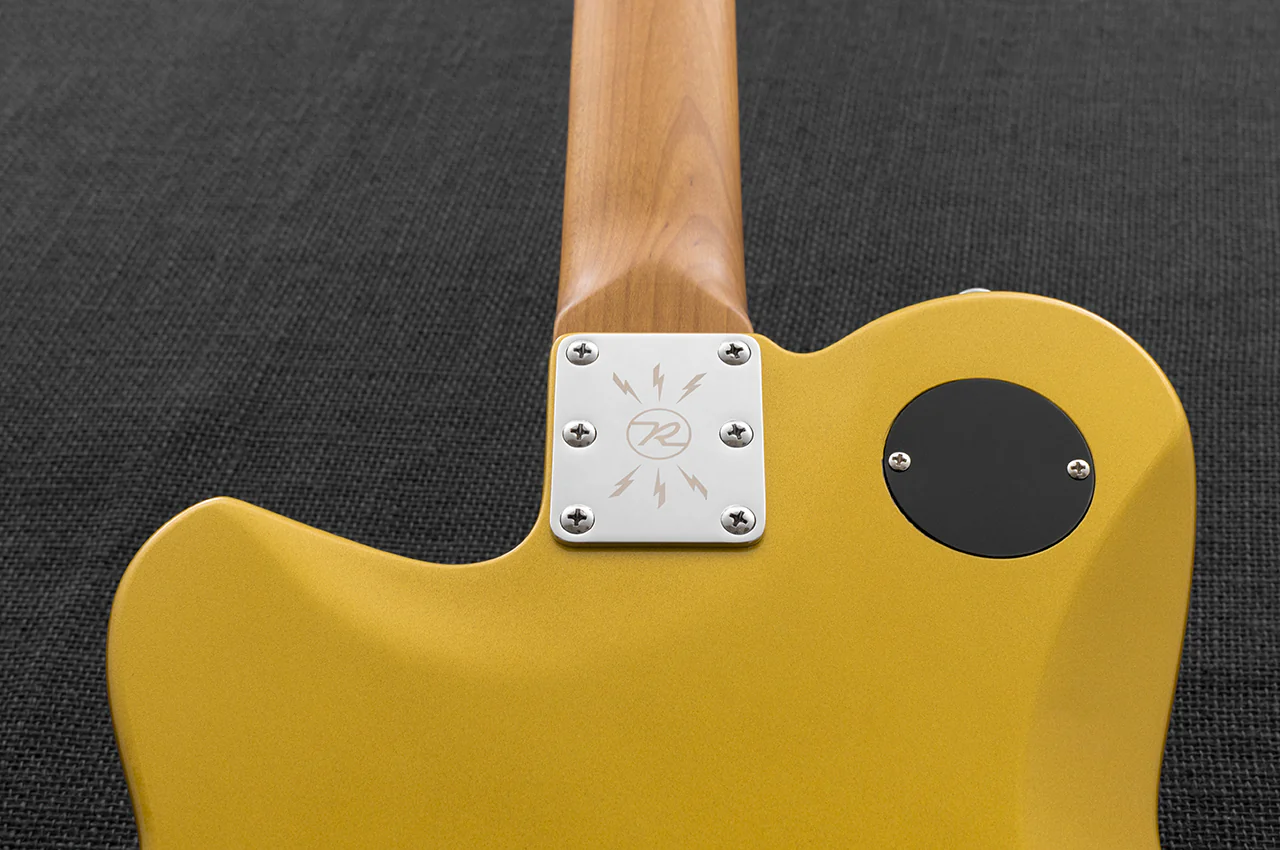 Reverend Double Agent OG Roasted Maple Neck Electric Guitar Venetian Gold - Image 4