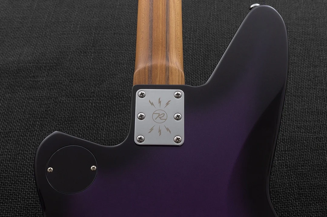 Reverend Triad Triple Pickup Electric Bass Guitar Purple Burst - Image 6