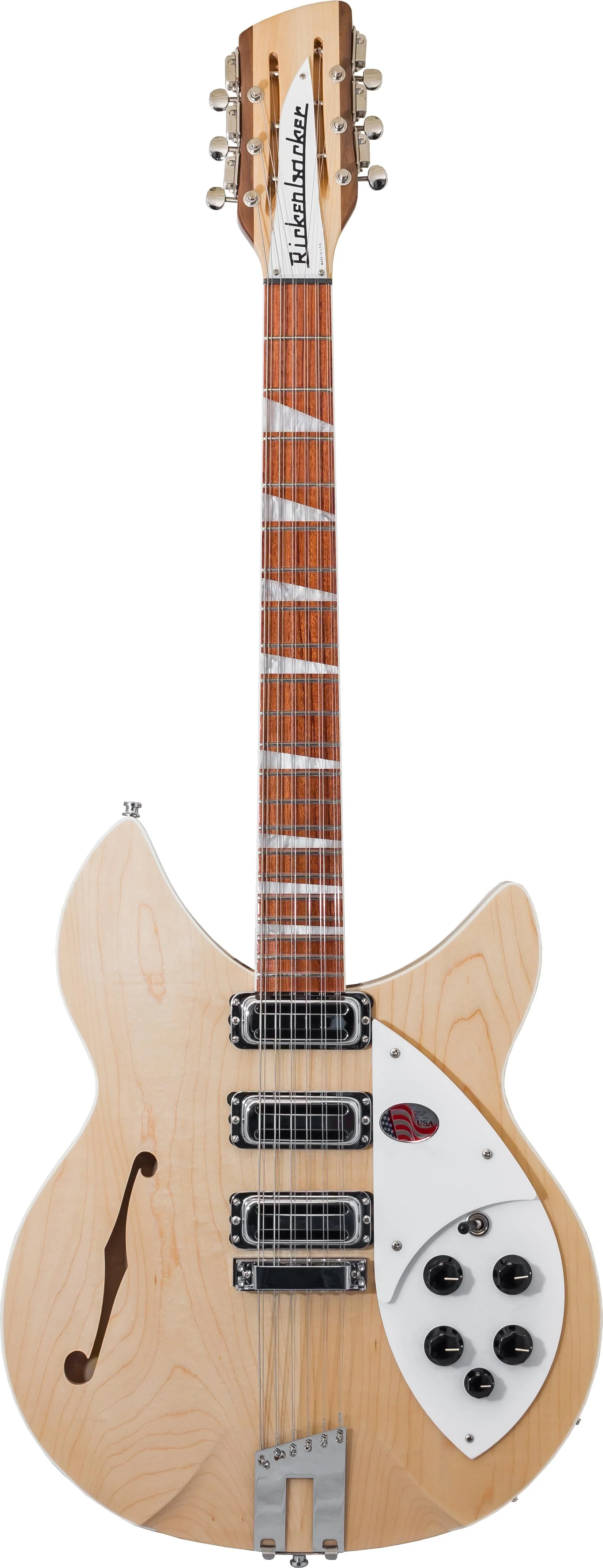 Rickenbacker 1993 Plus 12 String Mapleglo Semi Hollow Electric Guitar Townshend With Case - Image 2