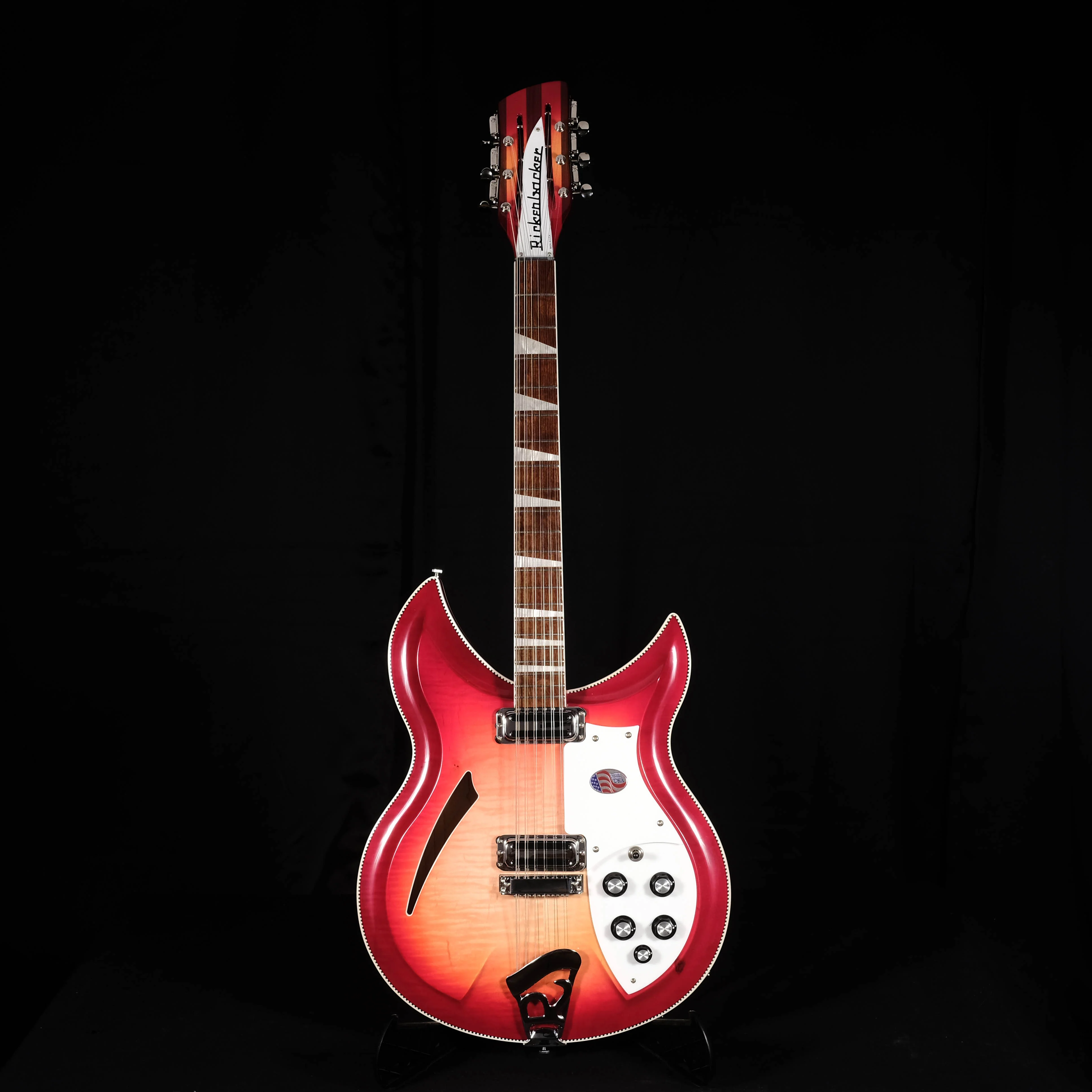 Rickenbacker 381/12V69 FG 12 String FireGlo Semi Hollow Guitar With OHSC - Image 2