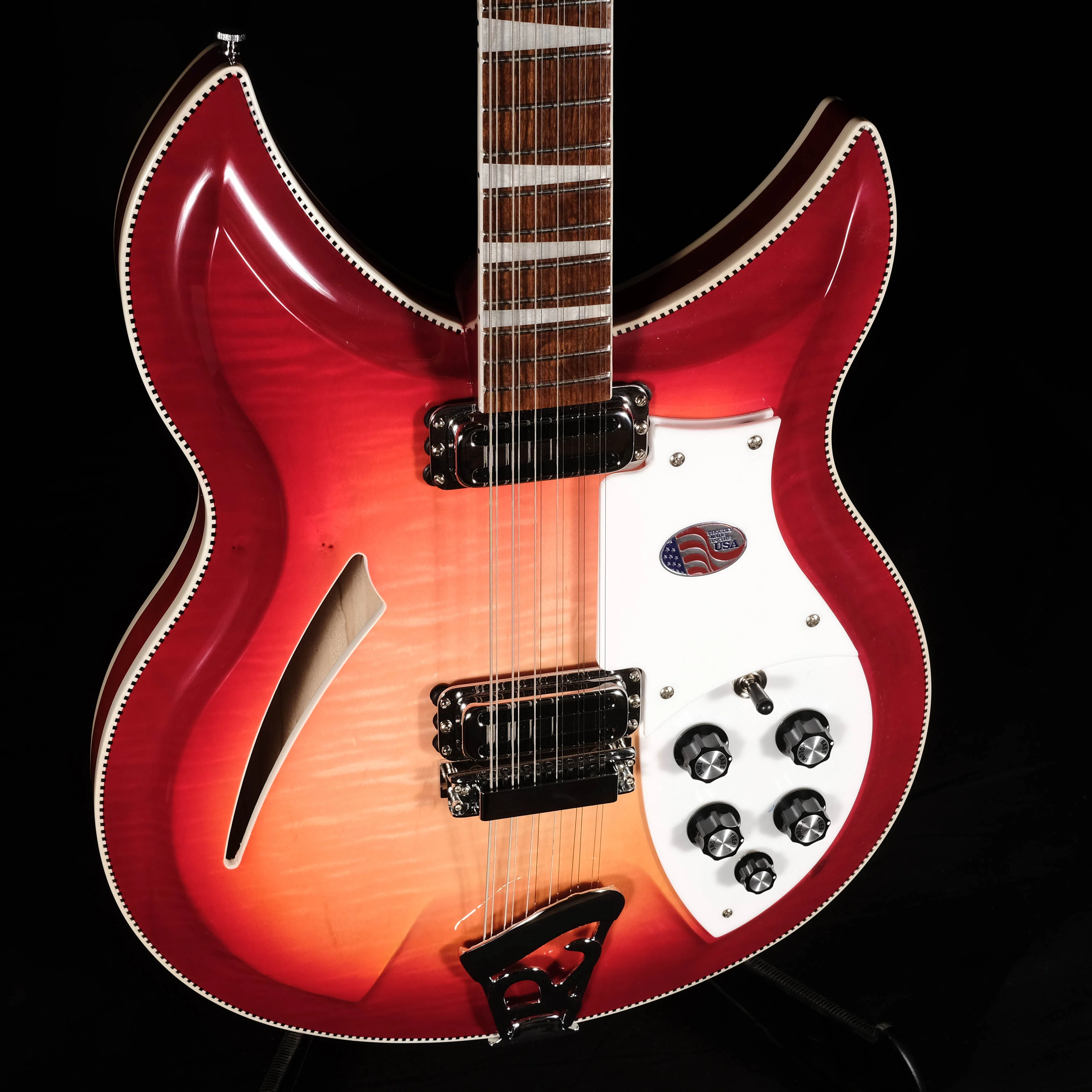 Rickenbacker 381/12V69 FG 12 String FireGlo Semi Hollow Guitar With OHSC - Image 4