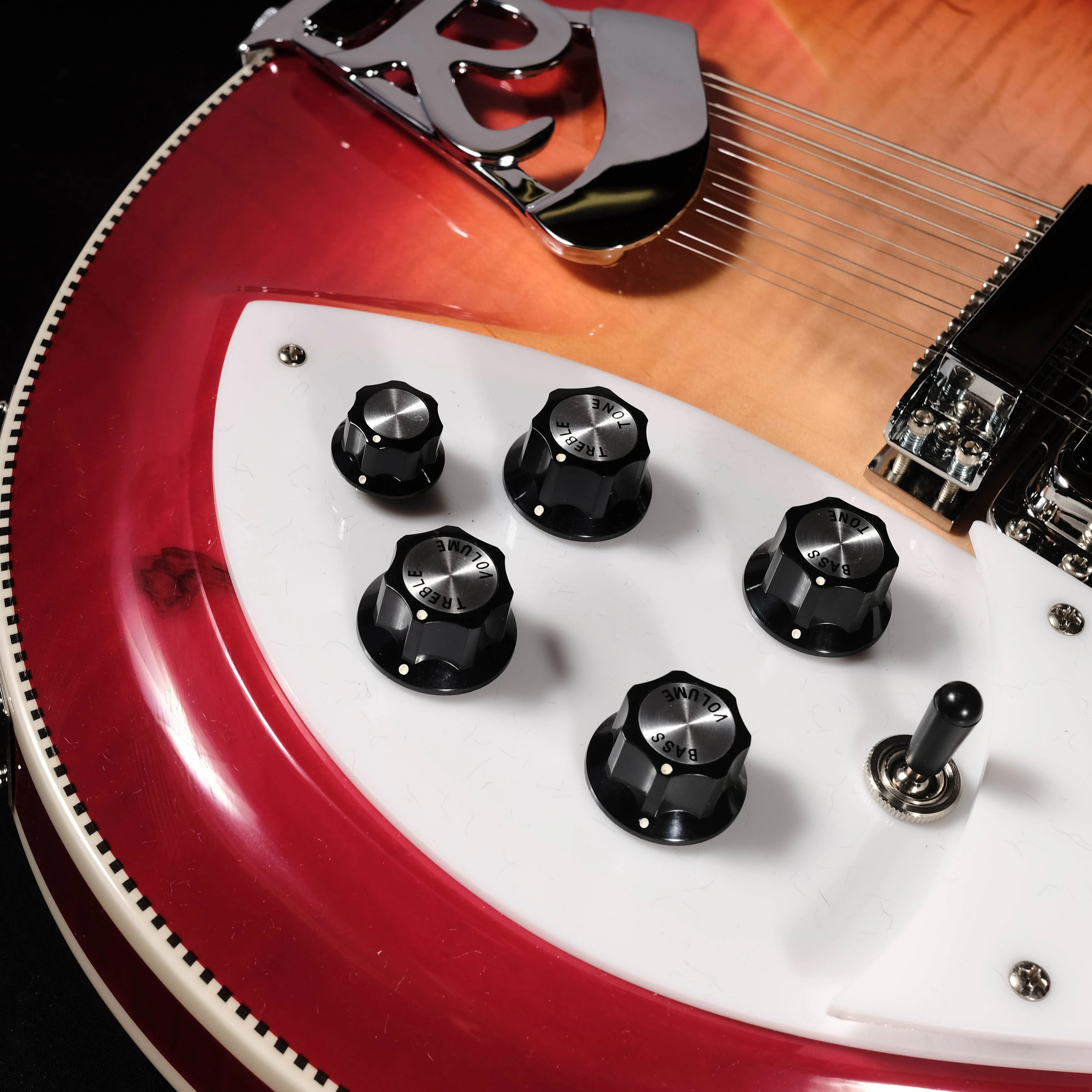 Rickenbacker 381/12V69 FG 12 String FireGlo Semi Hollow Guitar With OHSC - Image 5