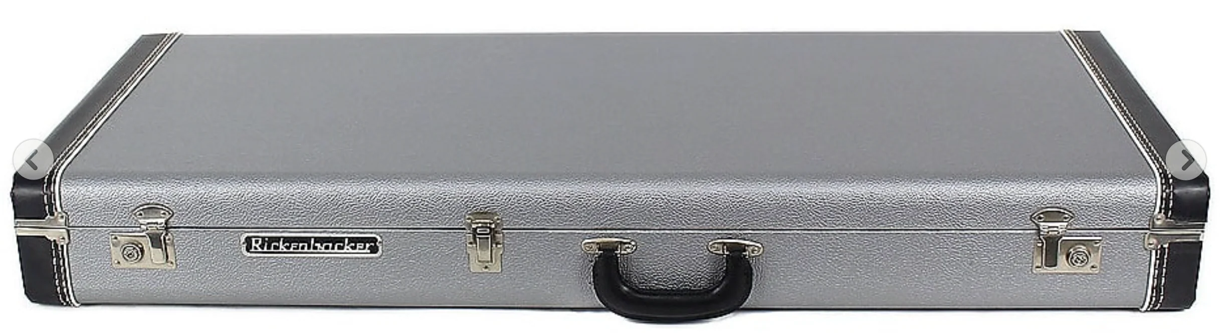 Rickenbacker 381 381/12 Vintage Style Silver Hard Case - Image 2