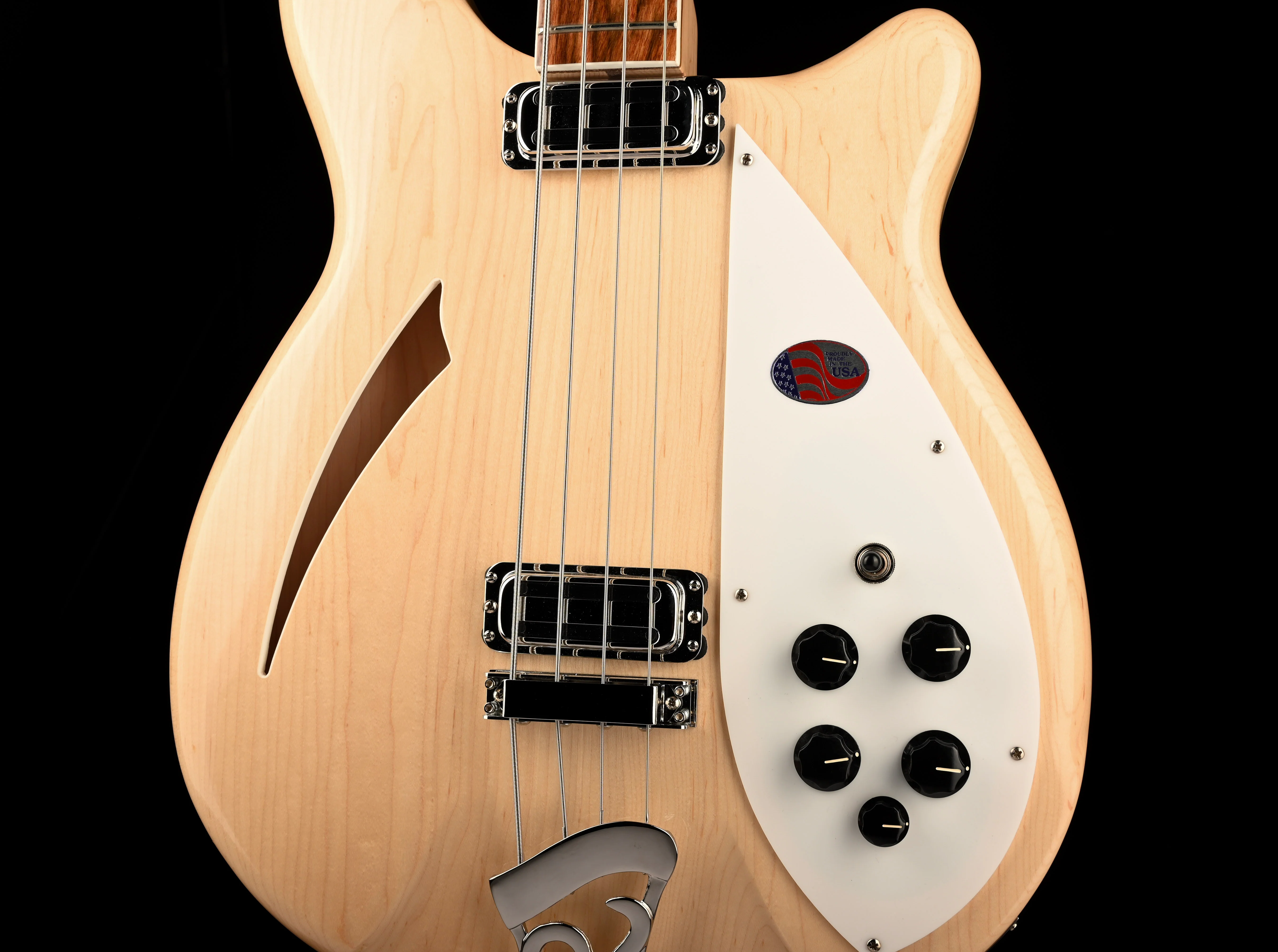 Rickenbacker 4005V MG MapleGlo Semi Hollow Bass Guitar IN STOCK - Image 6