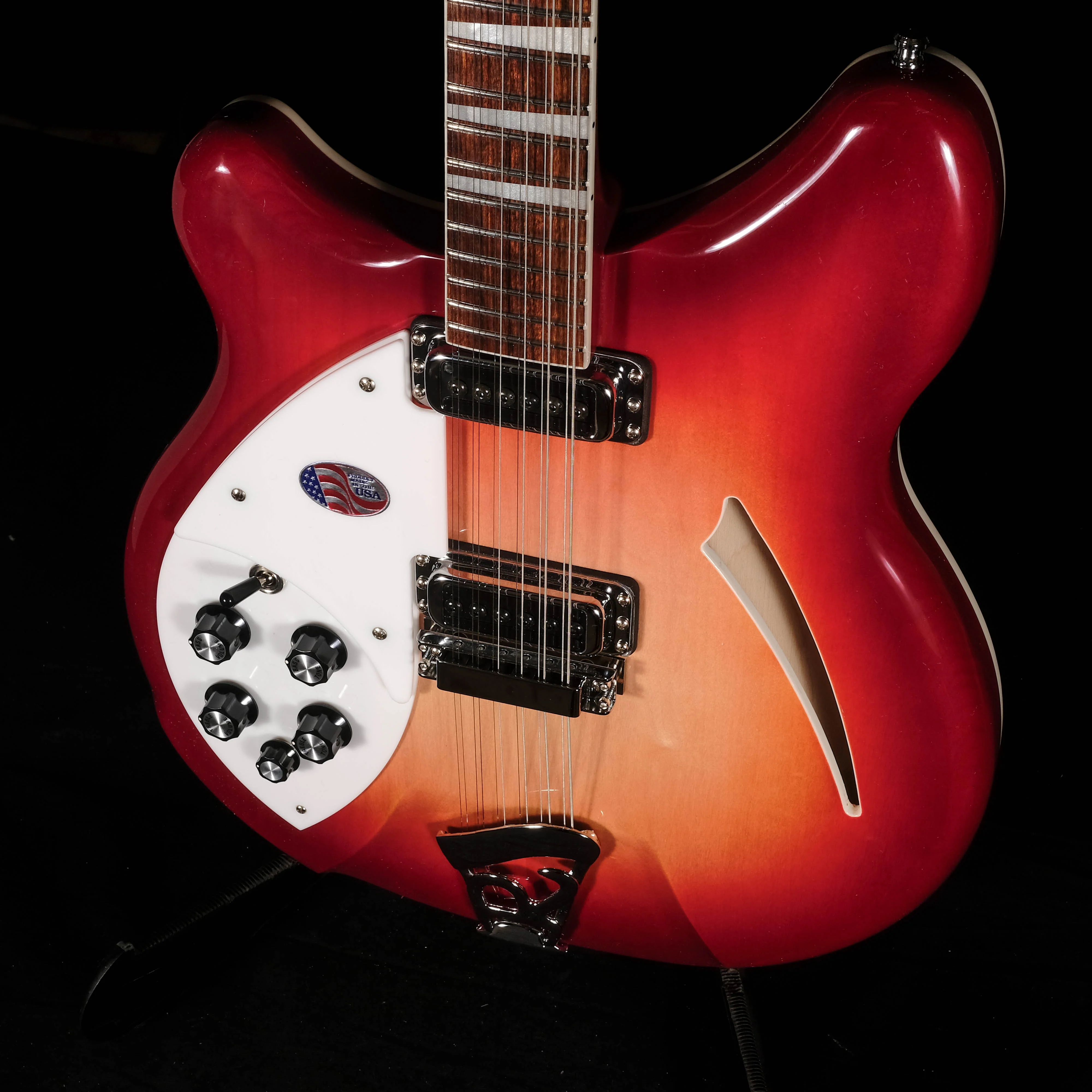Rickenbacker Left Handed 360/12FG LH FireGlo Semi Hollow Lefty Electric Guitar - Image 5
