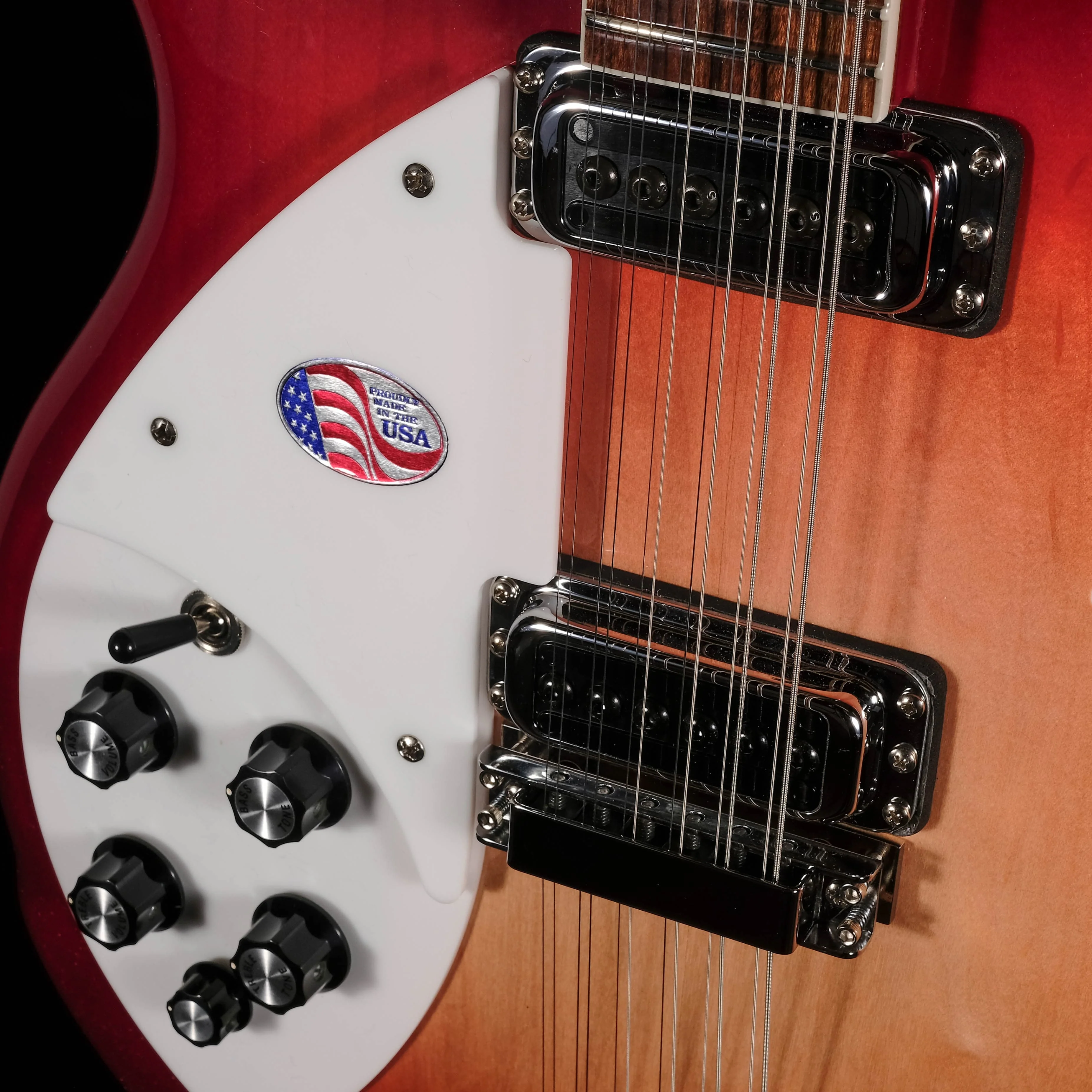 Rickenbacker Left Handed 360/12FG LH FireGlo Semi Hollow Lefty Electric Guitar - Image 8