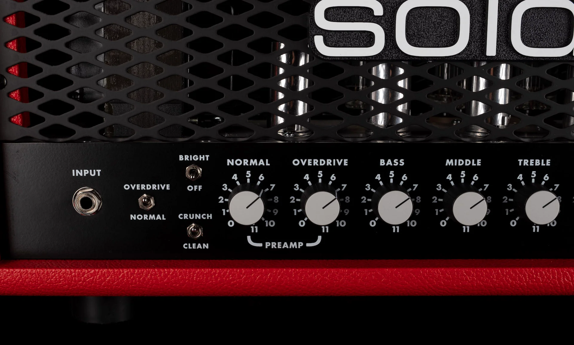 Soldano SLO-100 Super Lead Overdrive Custom Guitar Amp Head Red Bronco - Image 5