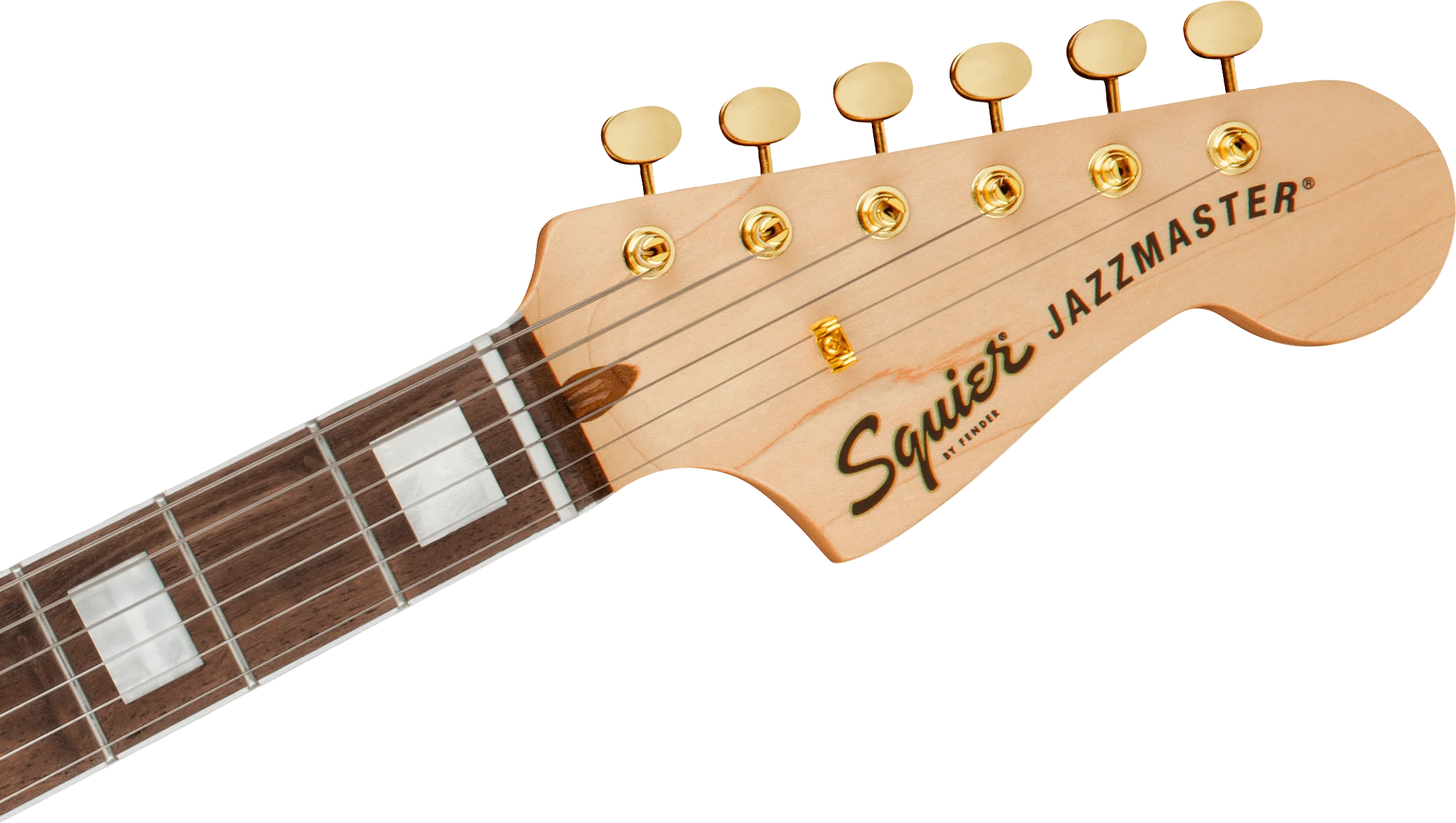 Squier 40th Anniversary Jazzmaster Gold Edition Lake Placid Blue Electric Guitar - Image 6