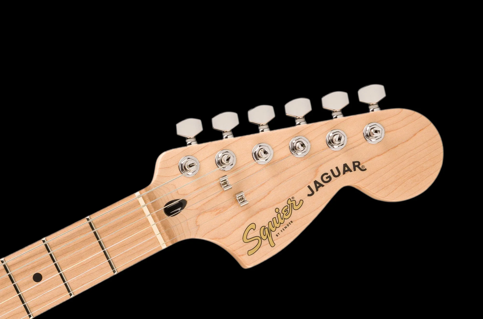 Squier Affinity Series Jaguar Maple Fingerboard White Pickguard Mystic Metallic Brown - Image 6