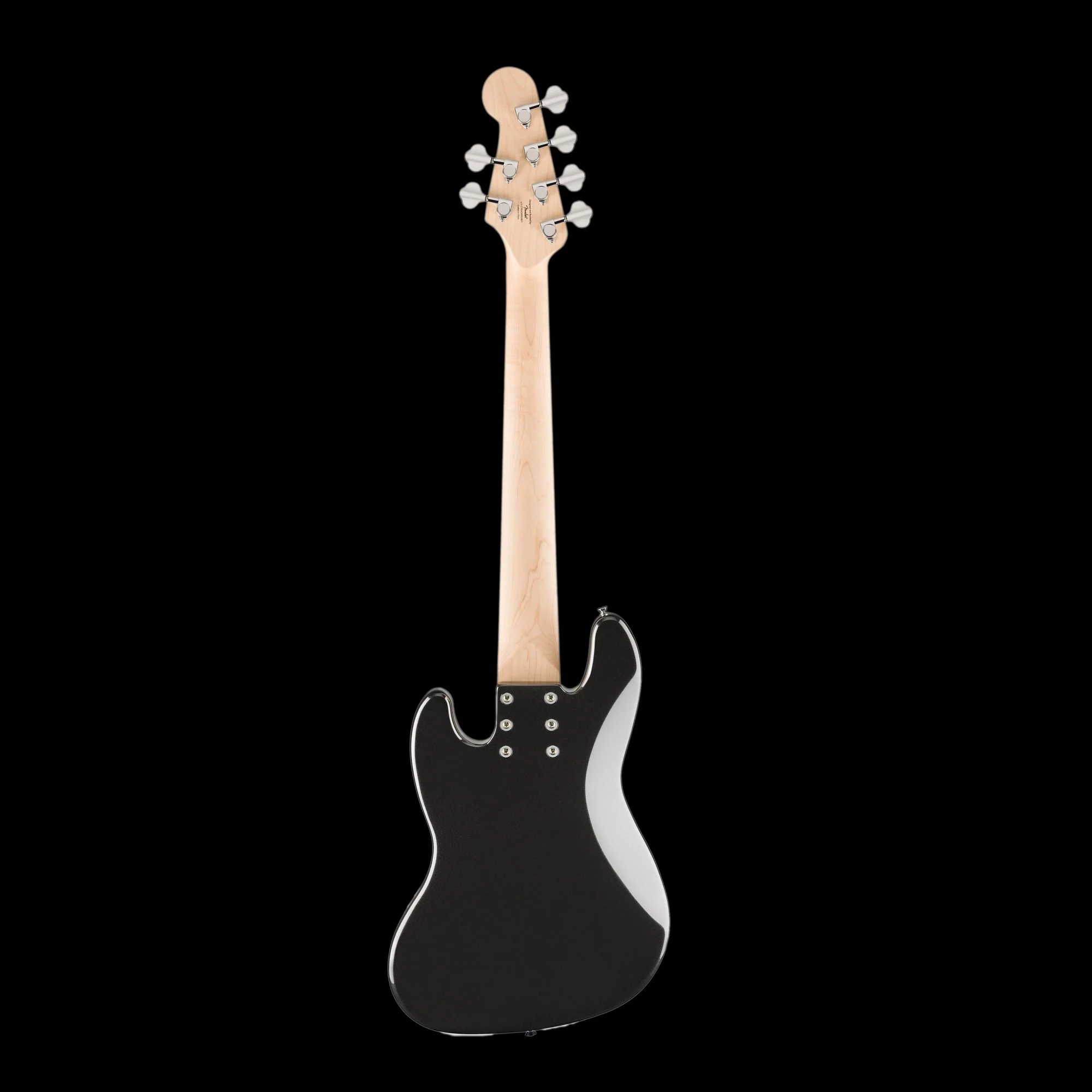 Squier Affinity Series Jazz Bass VI Laurel Fingerboard Black Pickguard Black Metallic - Image 3