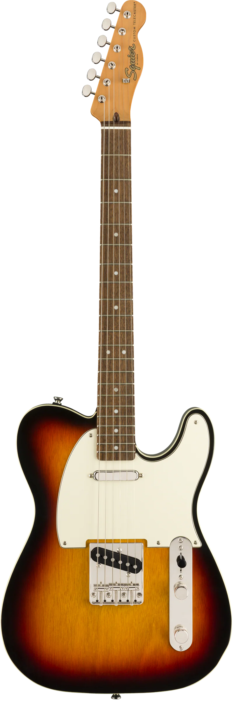 Squier Classic Vibe '60s Custom Telecaster Laurel Fingerboard 3-Color Sunburst - Image 2