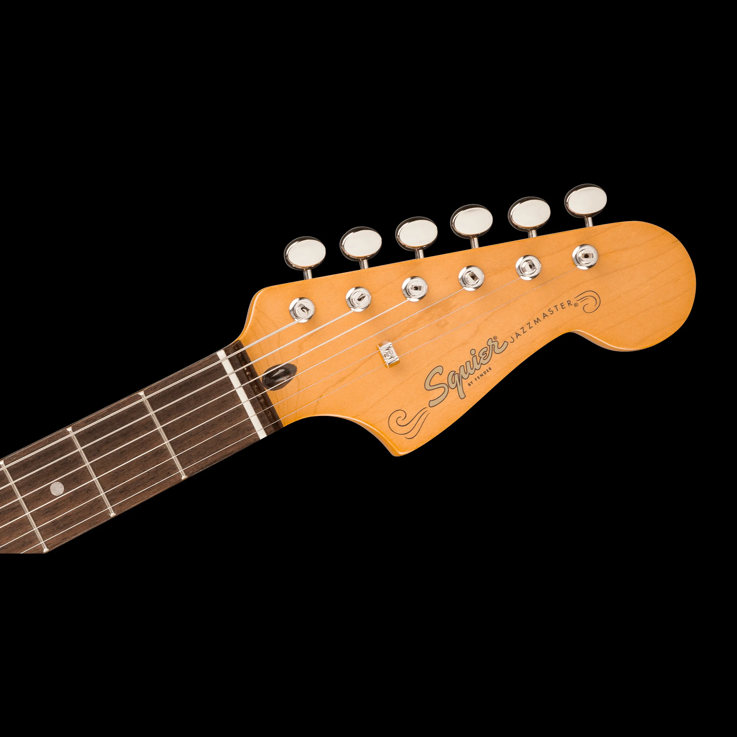 Squier Classic Vibe '60s Jazzmaster Laurel Fingerboard Tortoishell Pickguard Tahitian Coral - Image 4