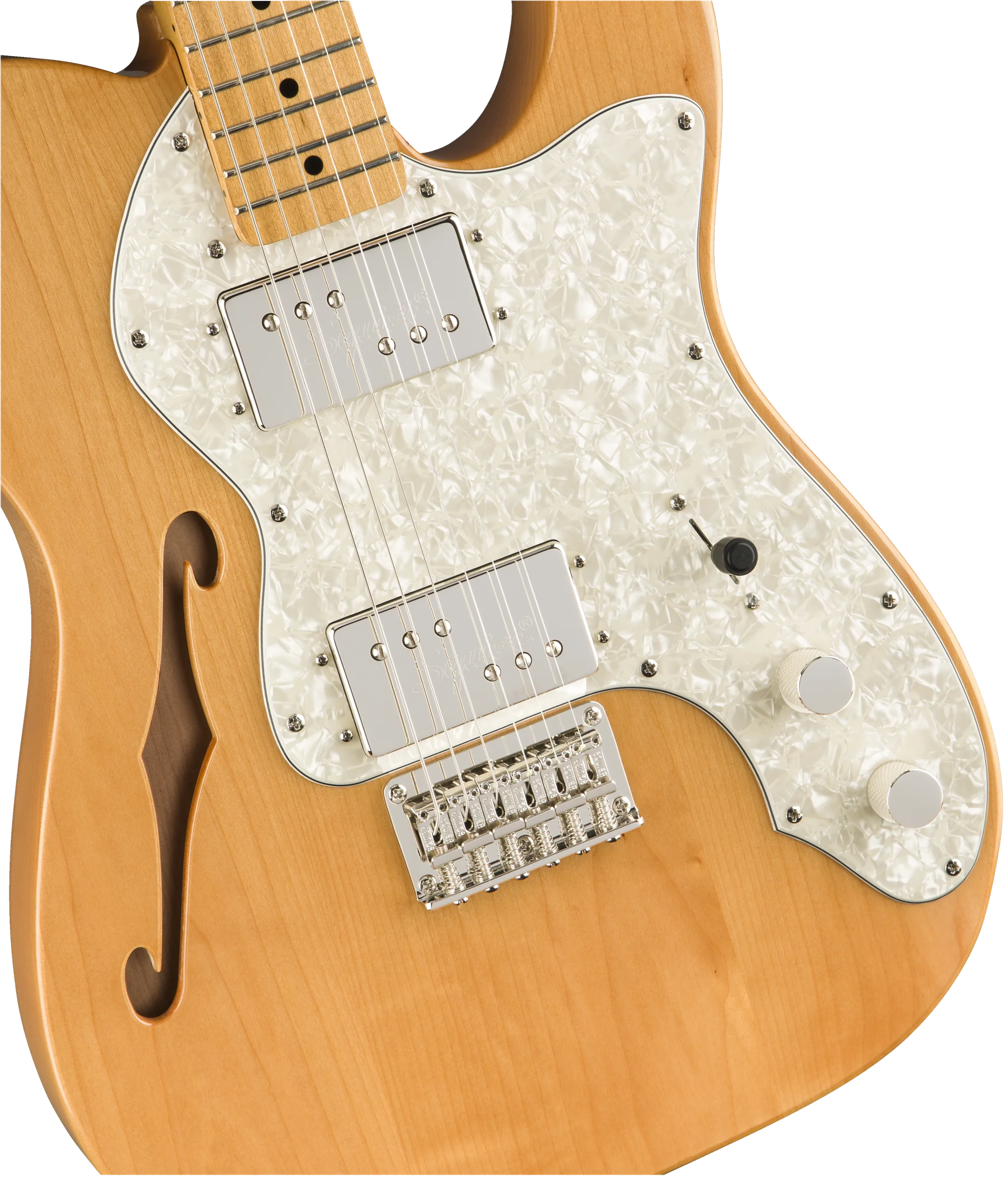 Squier Classic Vibe '70s Telecaster Thinline Maple Fingerboard - Natural - Image 3