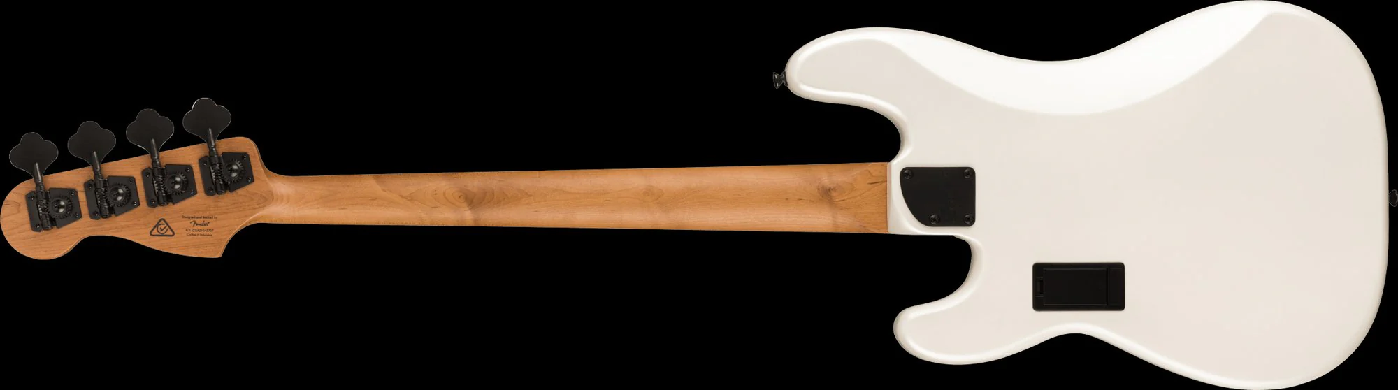 Squier Contemporary Active Precision Bass Pearl White Bass Guitar - Image 5