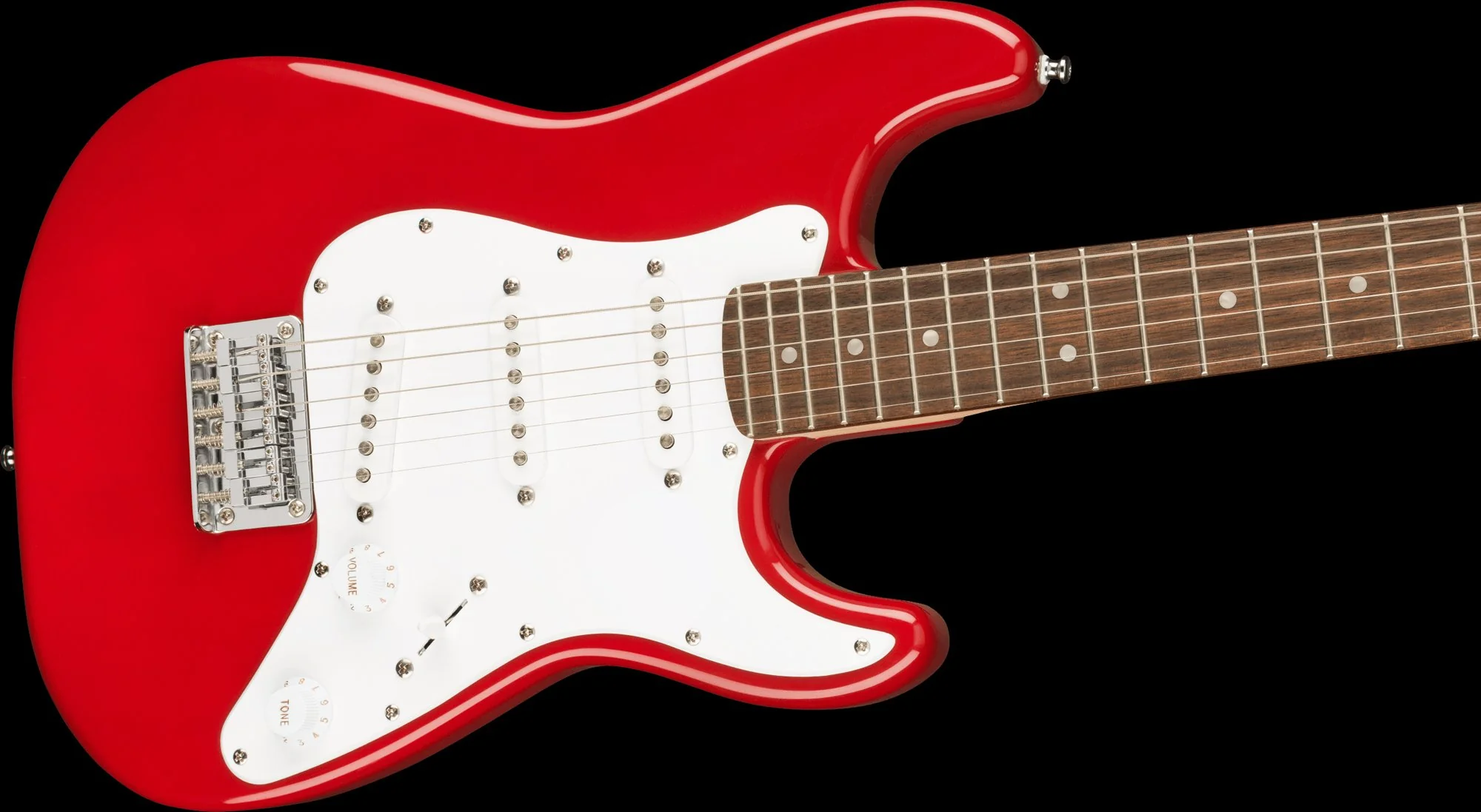 Squier Mini Stratocaster Laurel Fingerboard Dakota Red Electric Guitar - Image 4