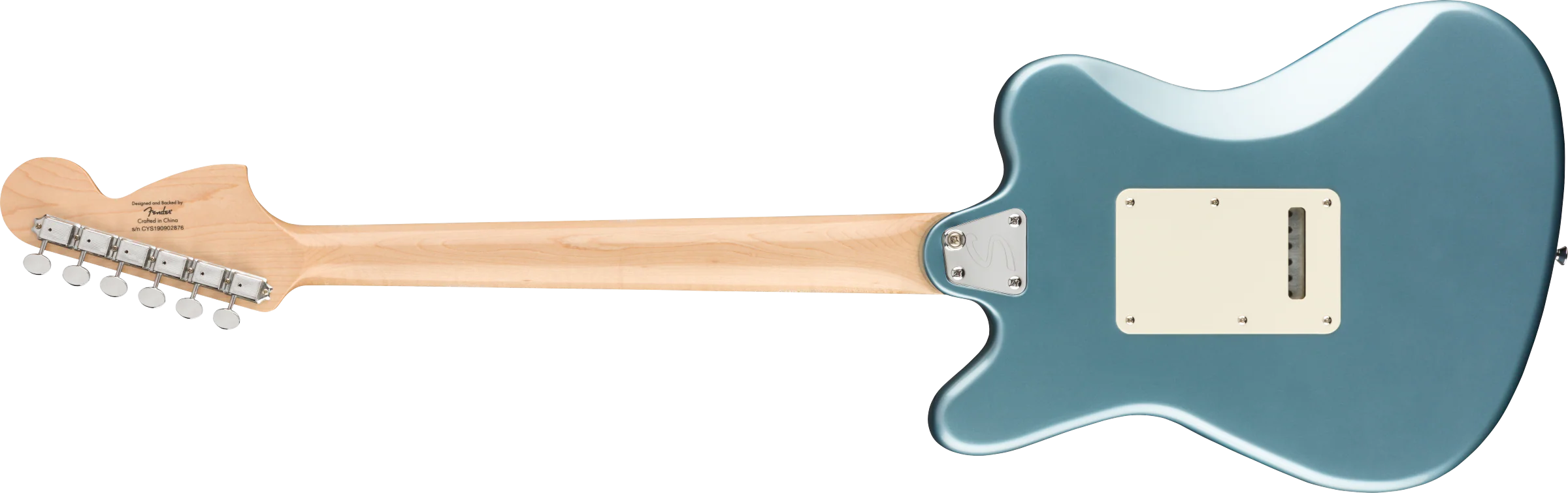 DISC - Squier Paranormal Super-Sonic Laurel Fingerboard Ice Blue Metallic Electric Guitar - Image 5