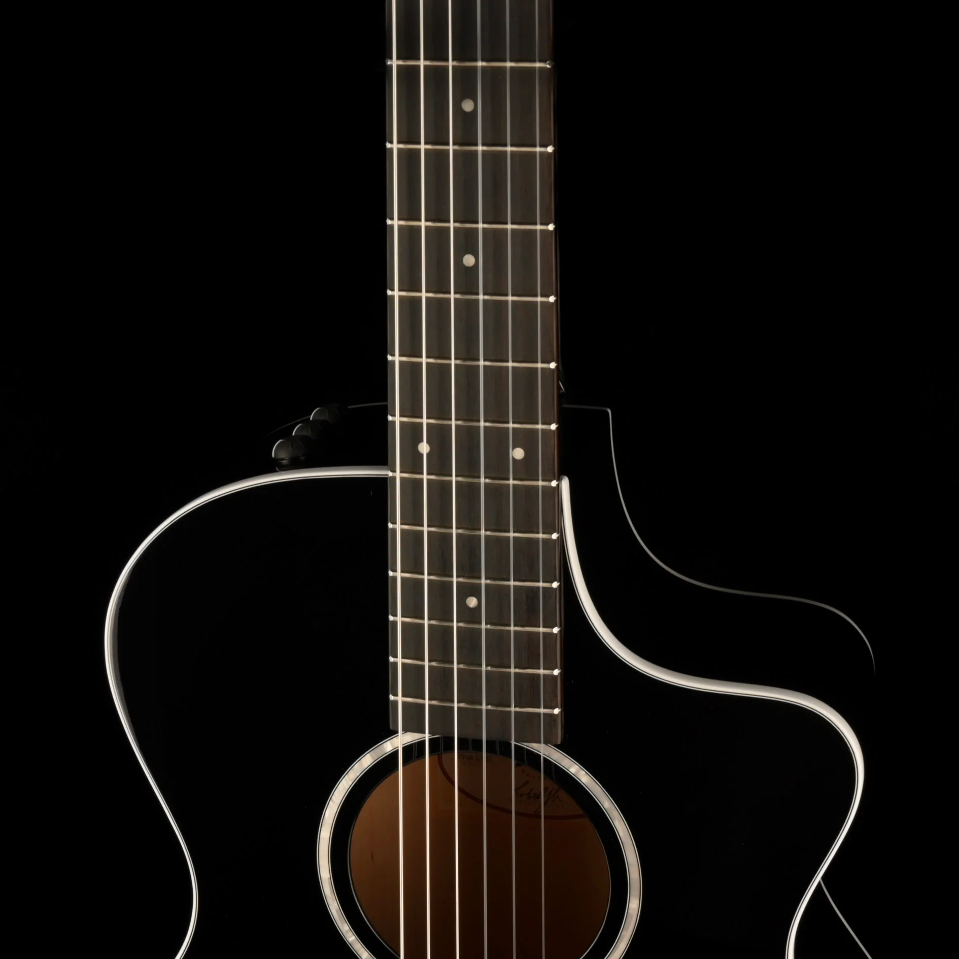 Taylor 212ce-N BLK Plus LTD Acoustic Electric Guitar With Softshell Case - Image 3
