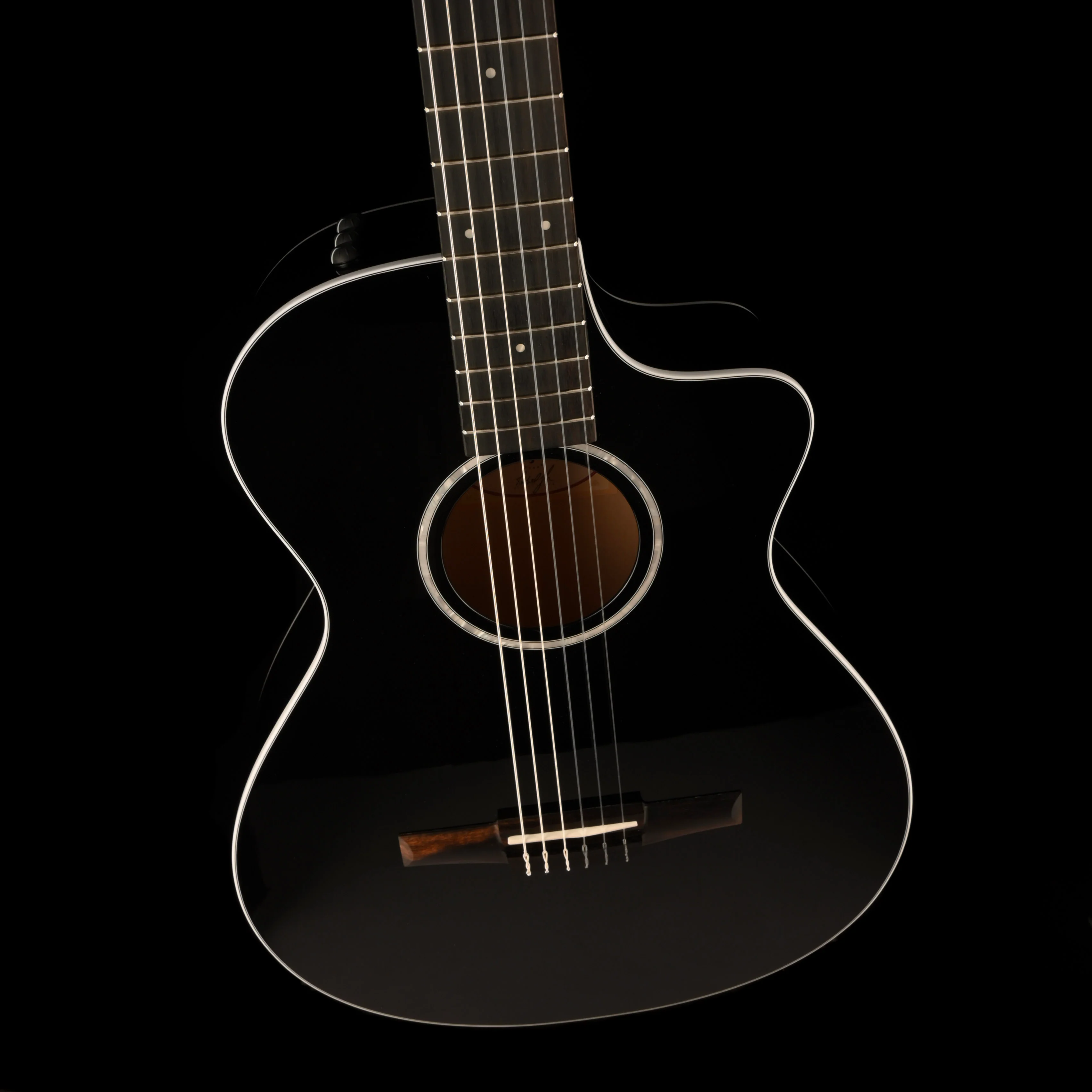Taylor 212ce-N BLK Plus LTD Acoustic Electric Guitar With Softshell Case - Image 4