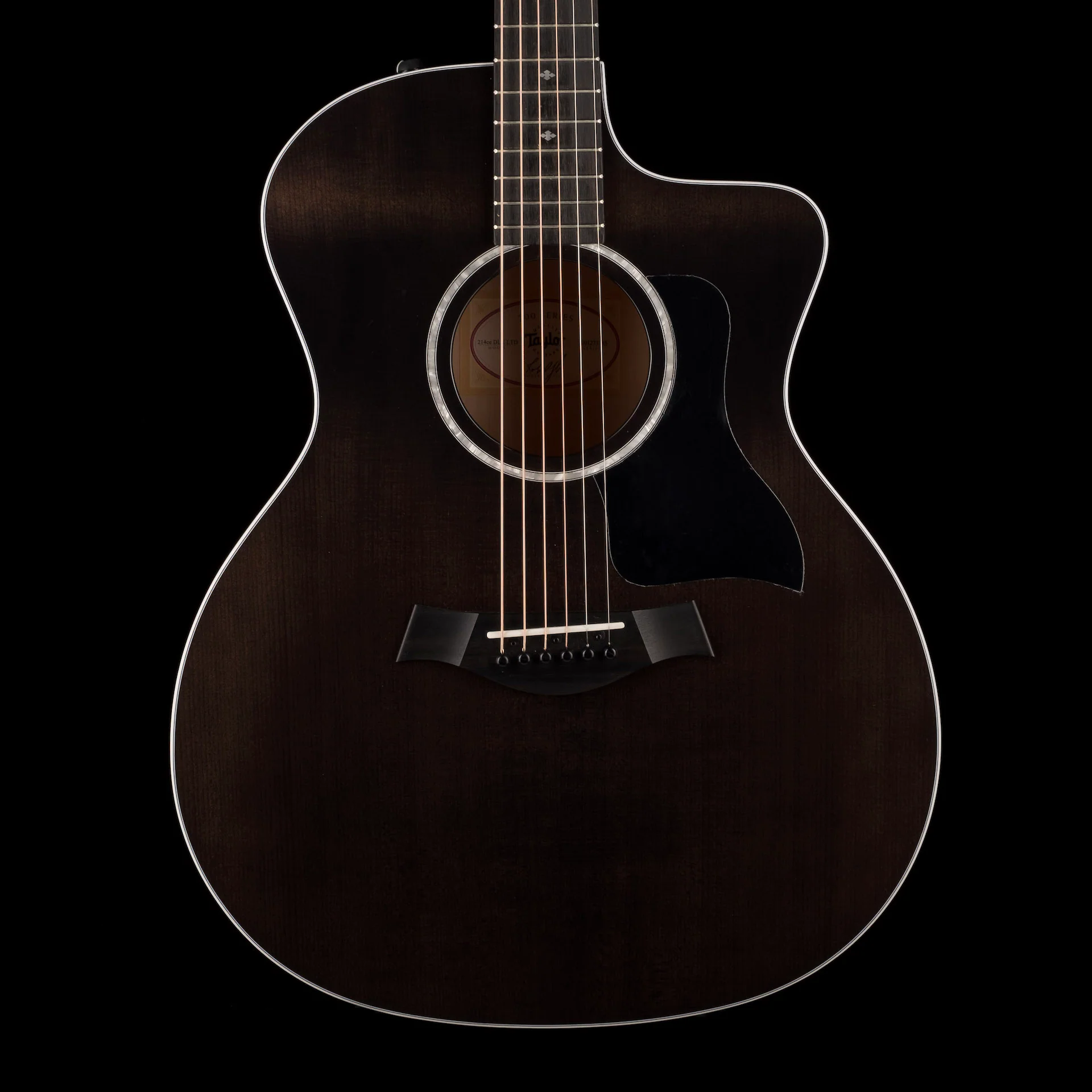 Taylor 214ce DLX LTD Trans Grey Acoustic Electric Guitar With Case