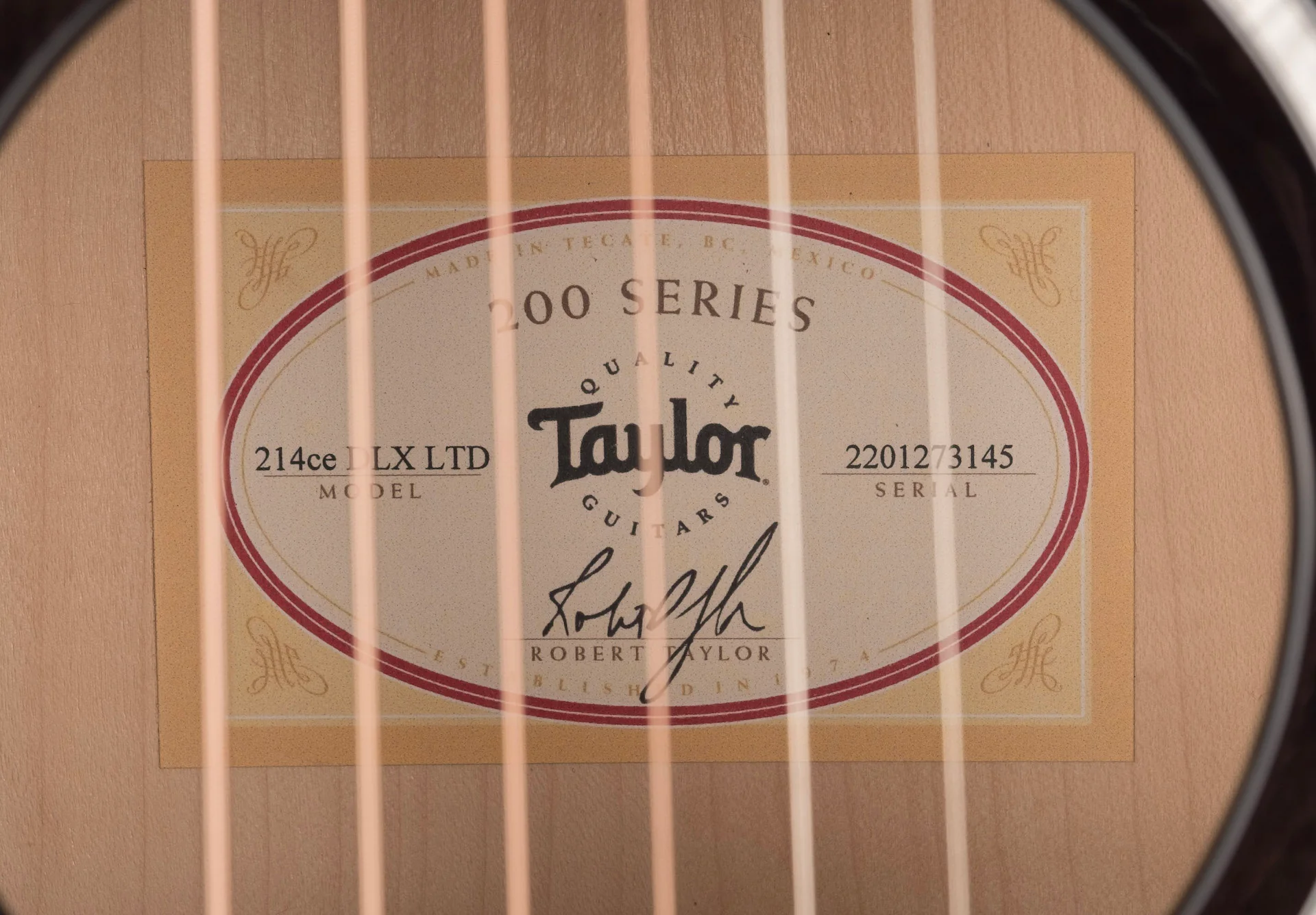 Taylor 214ce DLX LTD Trans Grey Acoustic Electric Guitar With Case - Image 11