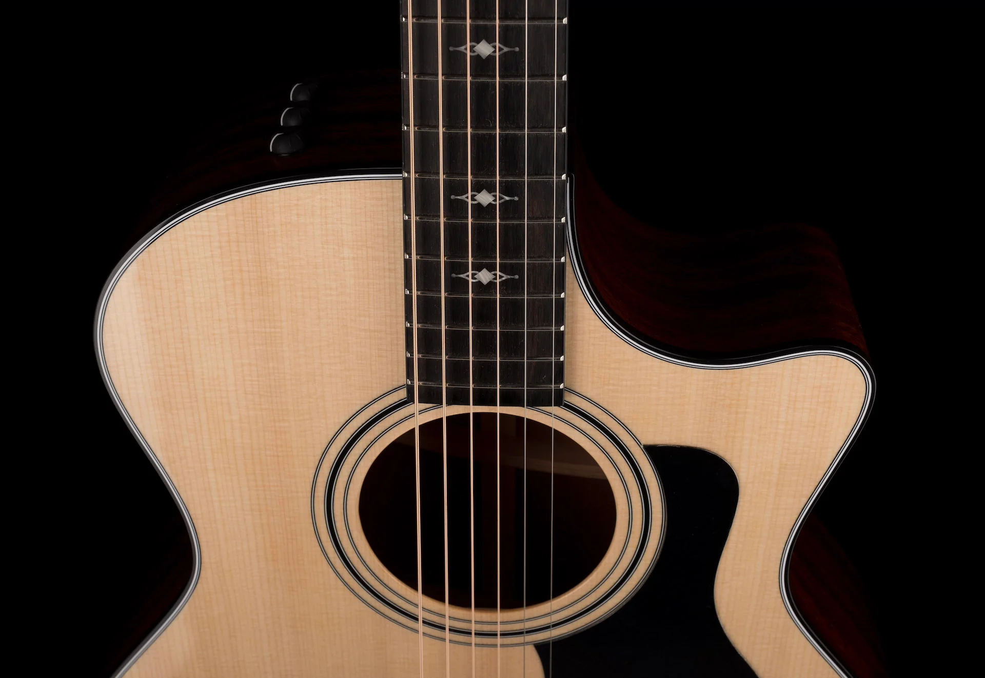 Taylor 314ce Grand Auditorium Acoustic Electric Guitar With Case - Demo - Image 4