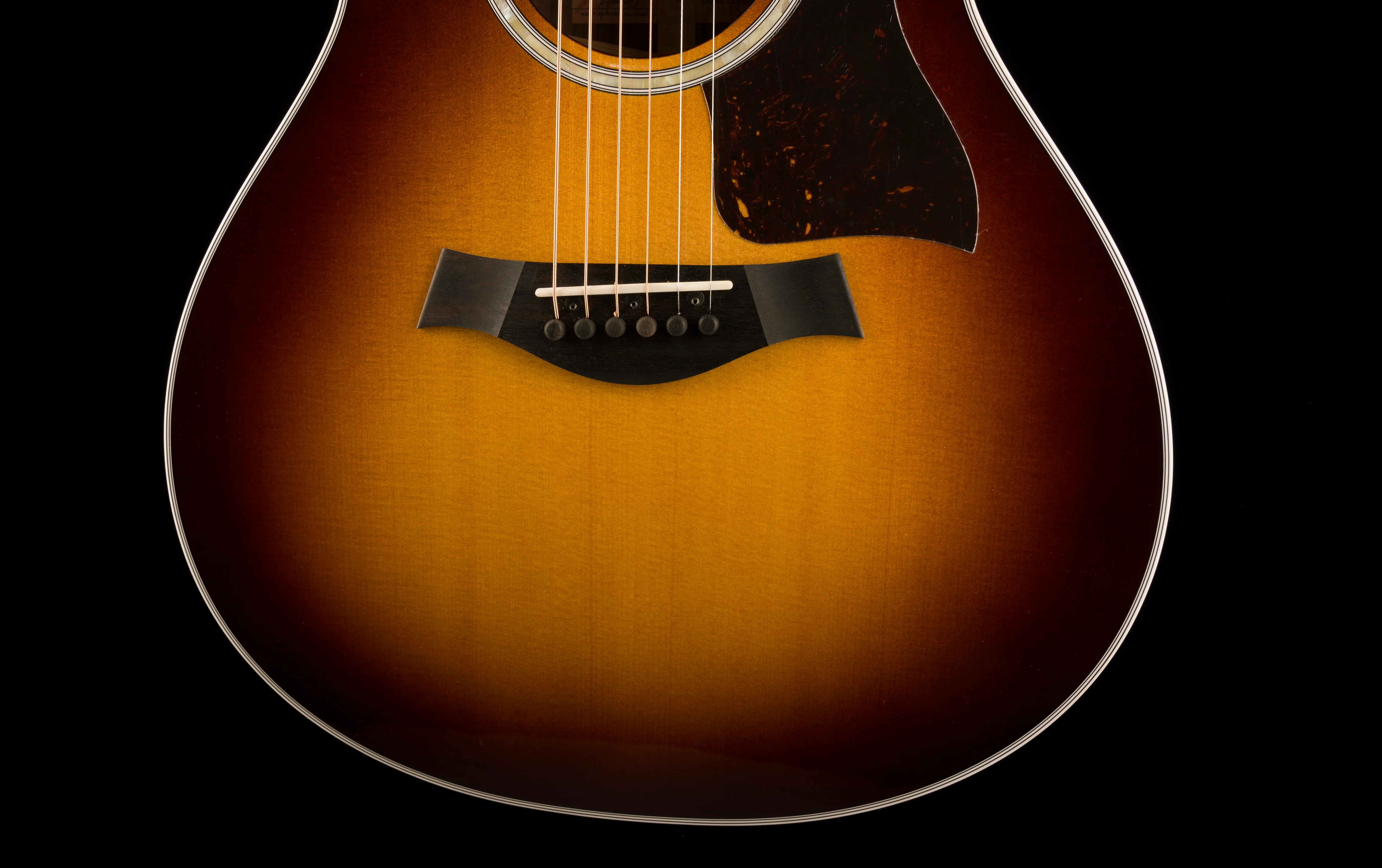 Taylor 412ce-R Grand Concert Indian Rosewood Tobacco Sunburst Acoustic Electric Guitar with Case - 1204123126 Demo - Image 6