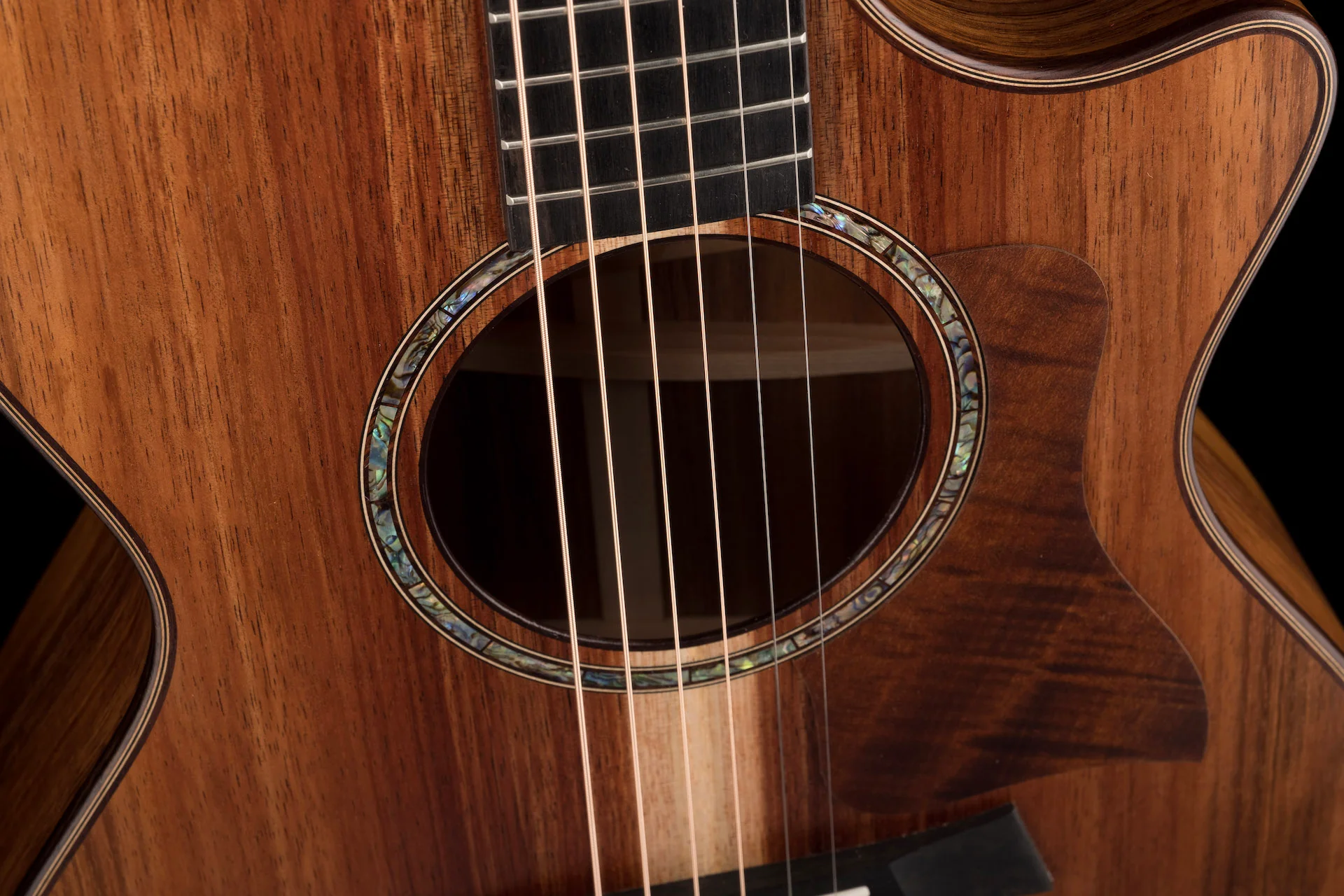 Taylor 722ce Koa Grand Concert Acoustic Electric Guitar With Case - Demo - Image 8