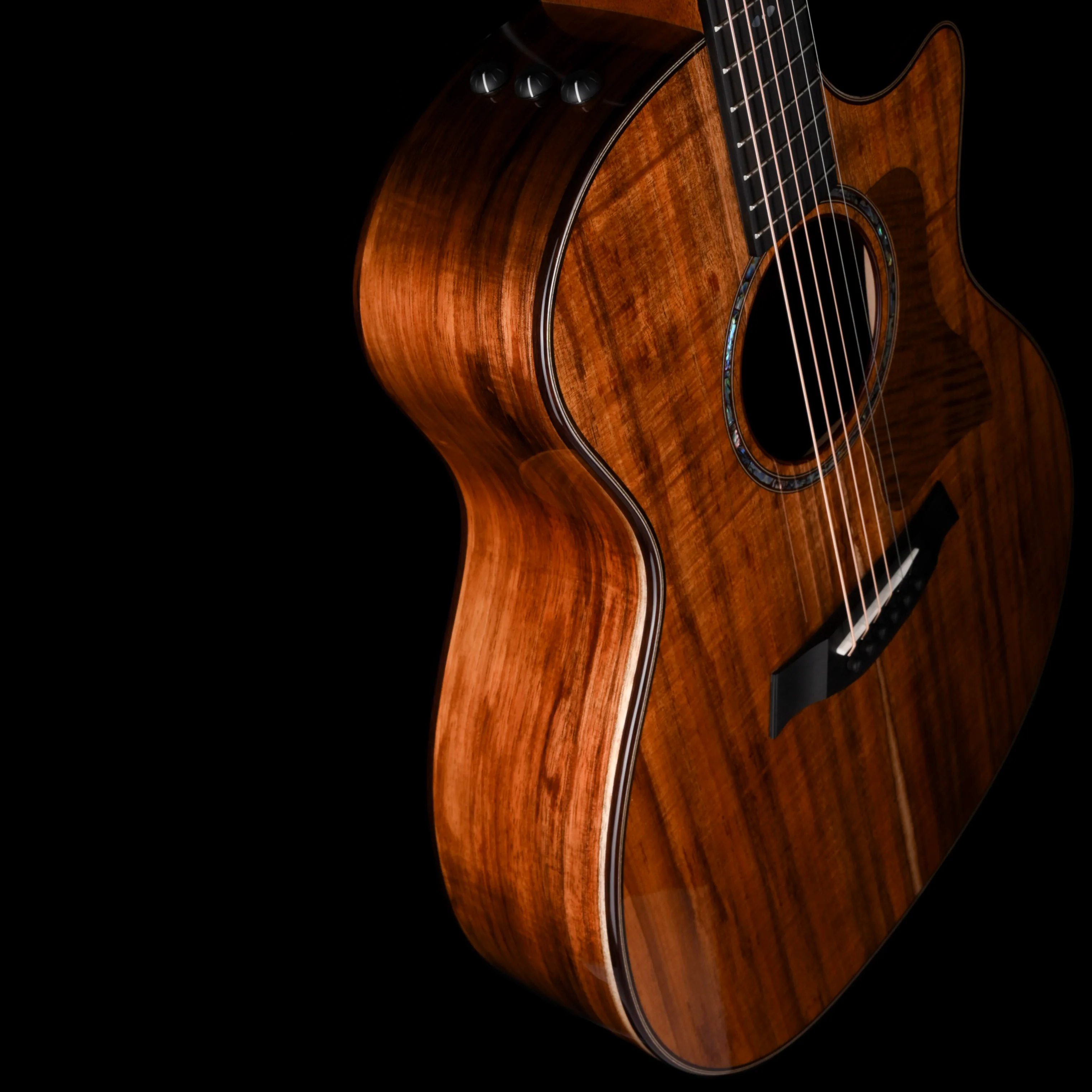 Taylor 724ce Grand Auditorium Koa Natural Acoustic Electric Guitar With Case - Image 6