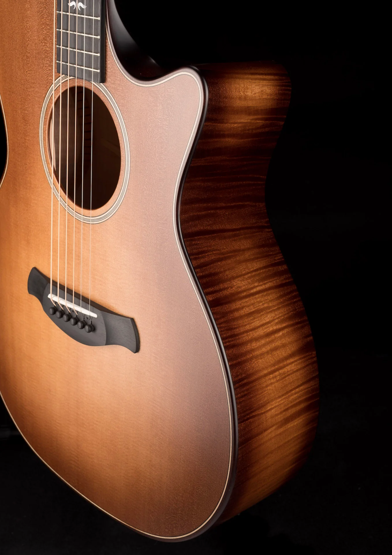 Taylor Builder's Edition 614ce Wild Honey Burst Acoustic Electric Guitar W/ Case - Demo - Image 11
