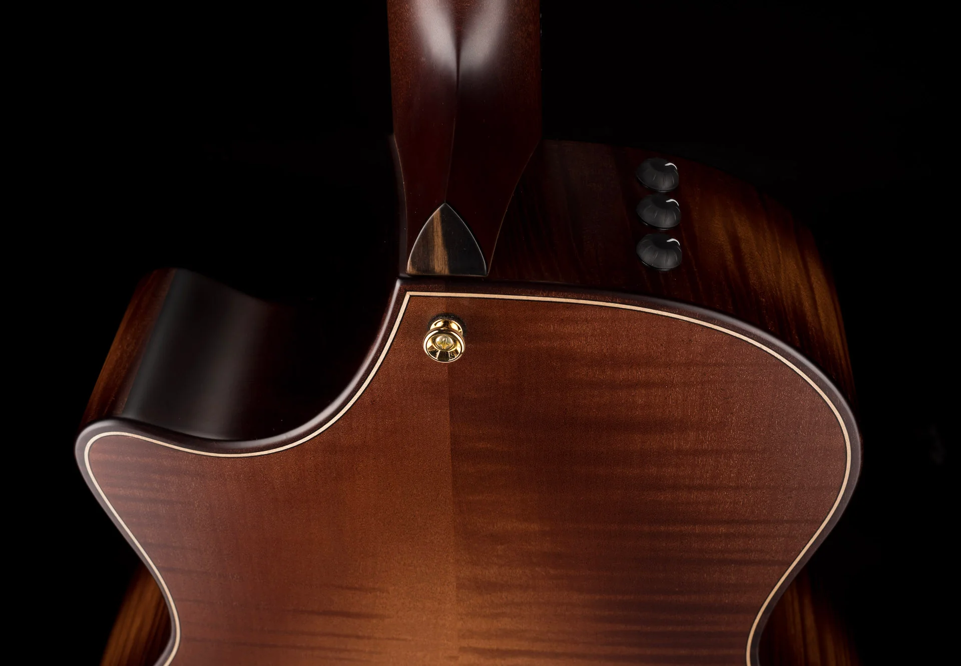 Taylor Builder's Edition 614ce Wild Honey Burst Acoustic Electric Guitar W/ Case - Demo - Image 16