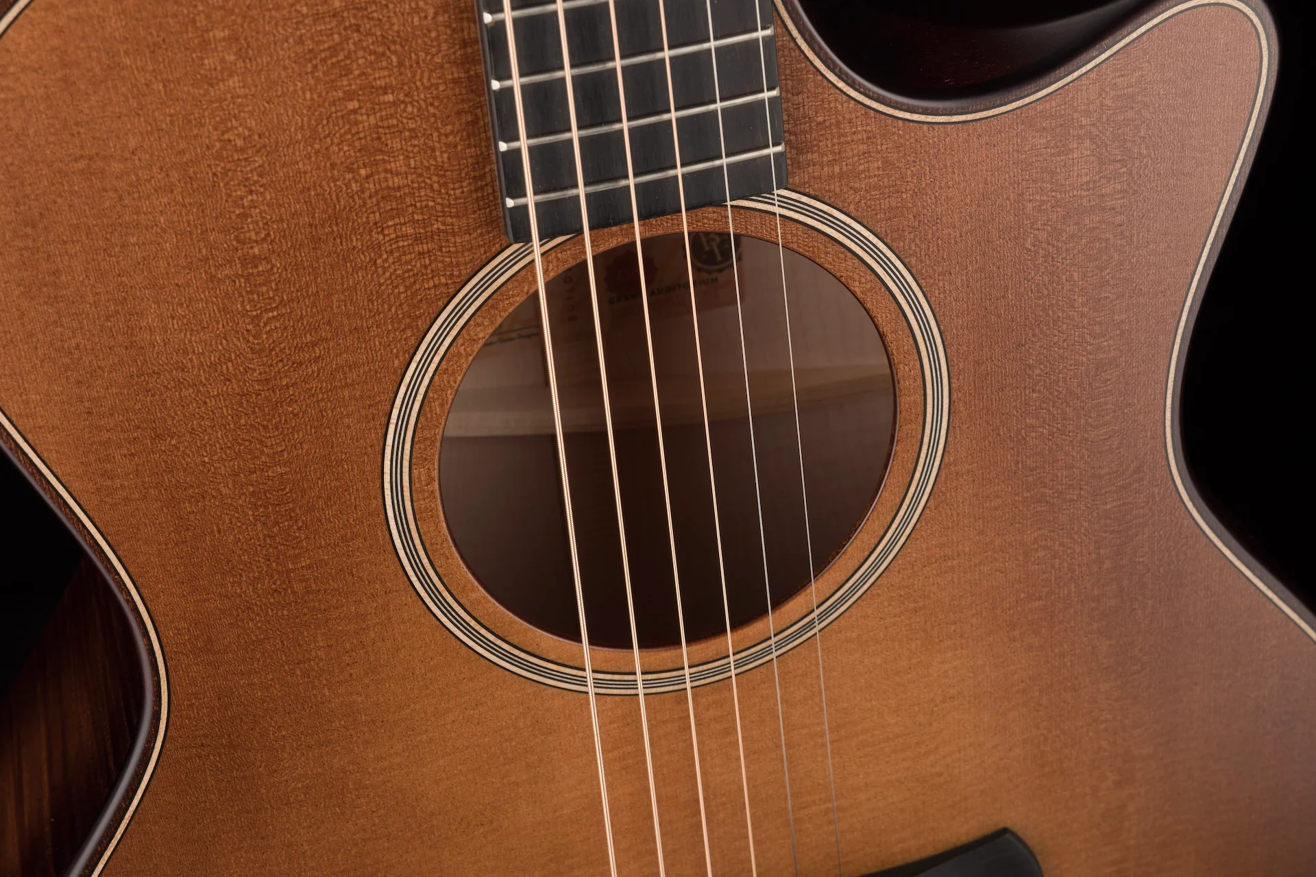 Taylor Builder's Edition 614ce Wild Honey Burst Acoustic Electric Guitar W/ Case - Demo - Image 7