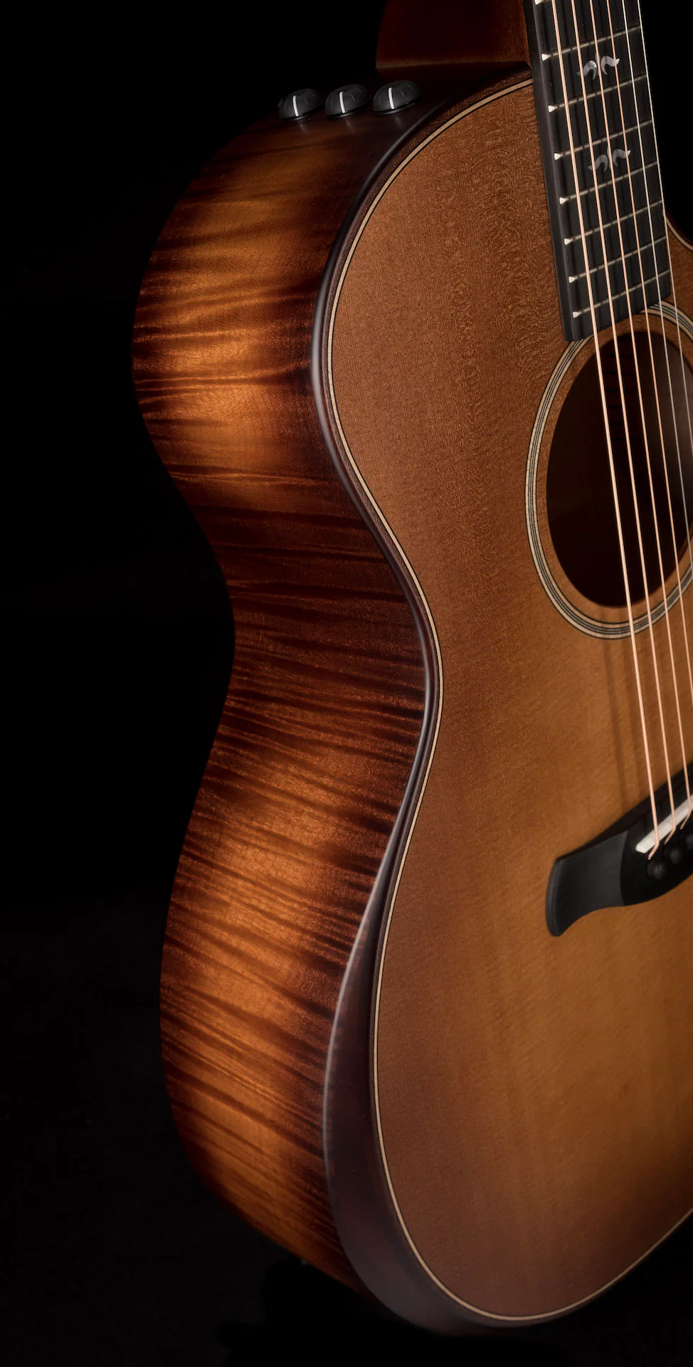 Taylor Builder's Edition 614ce Wild Honey Burst Acoustic Electric Guitar W/ Case - Demo - Image 9