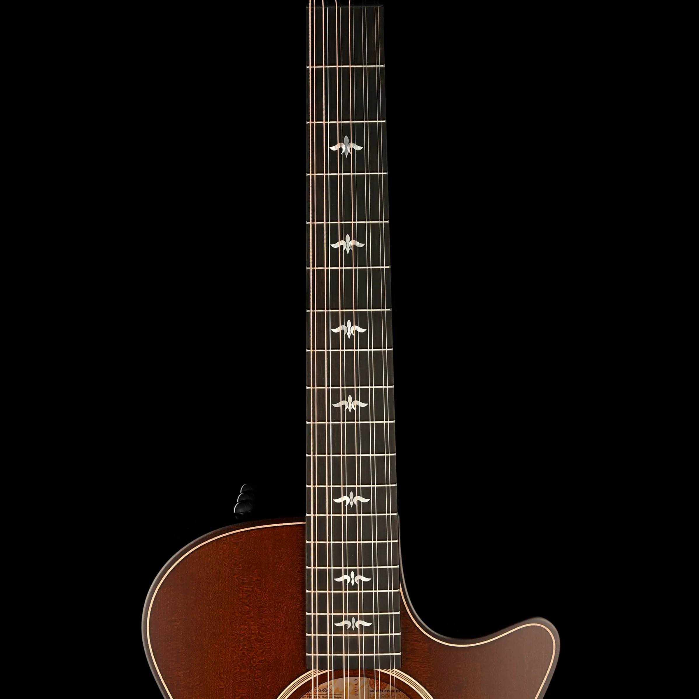 Taylor Builder's Edition 652ce 12 String Wild Honey Burst Acoustic Electric Guitar With Case - Image 9