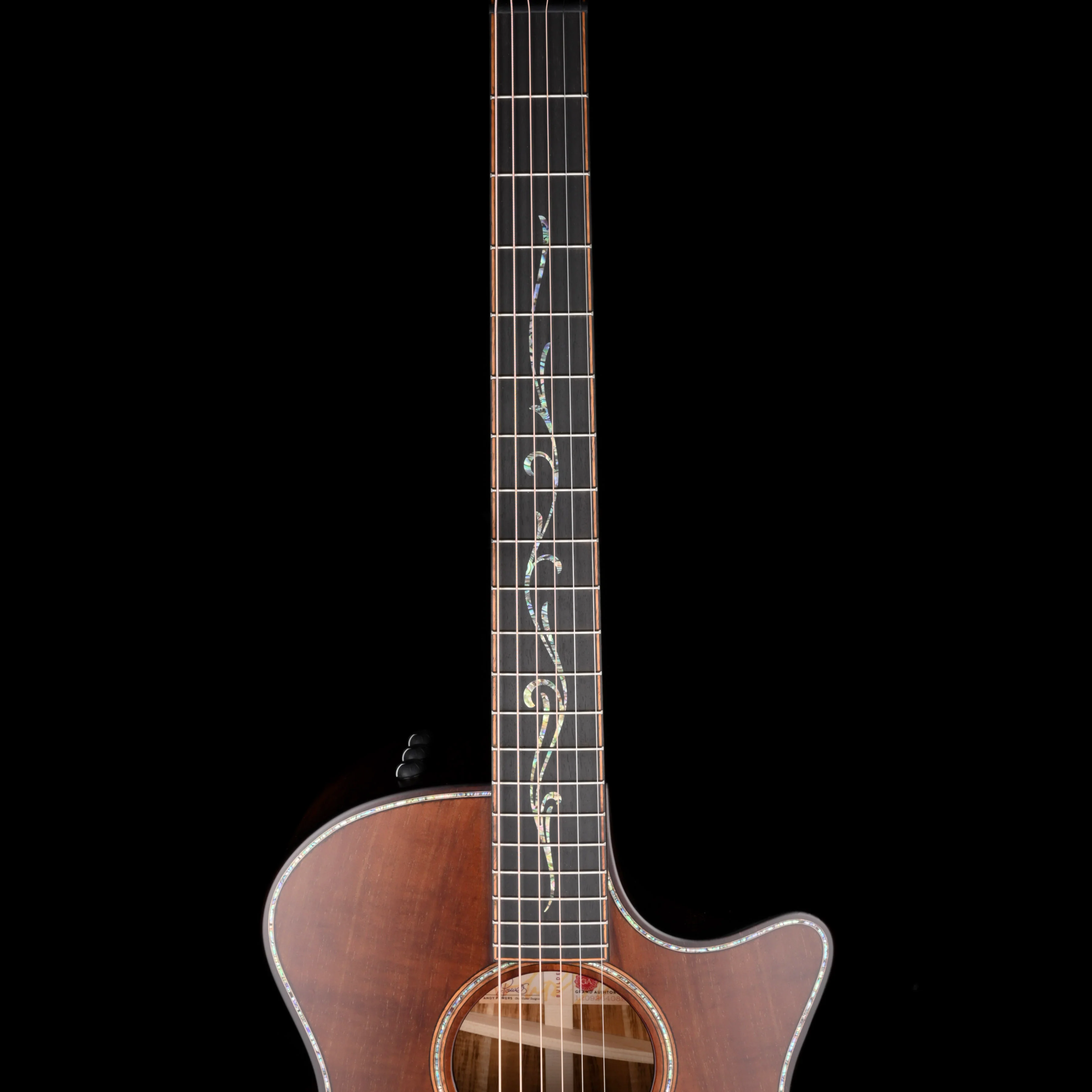 Taylor Builder's Edition K24ce Koa Grand Auditorium Kona Burst Acoustic Electric Guitar - Image 10