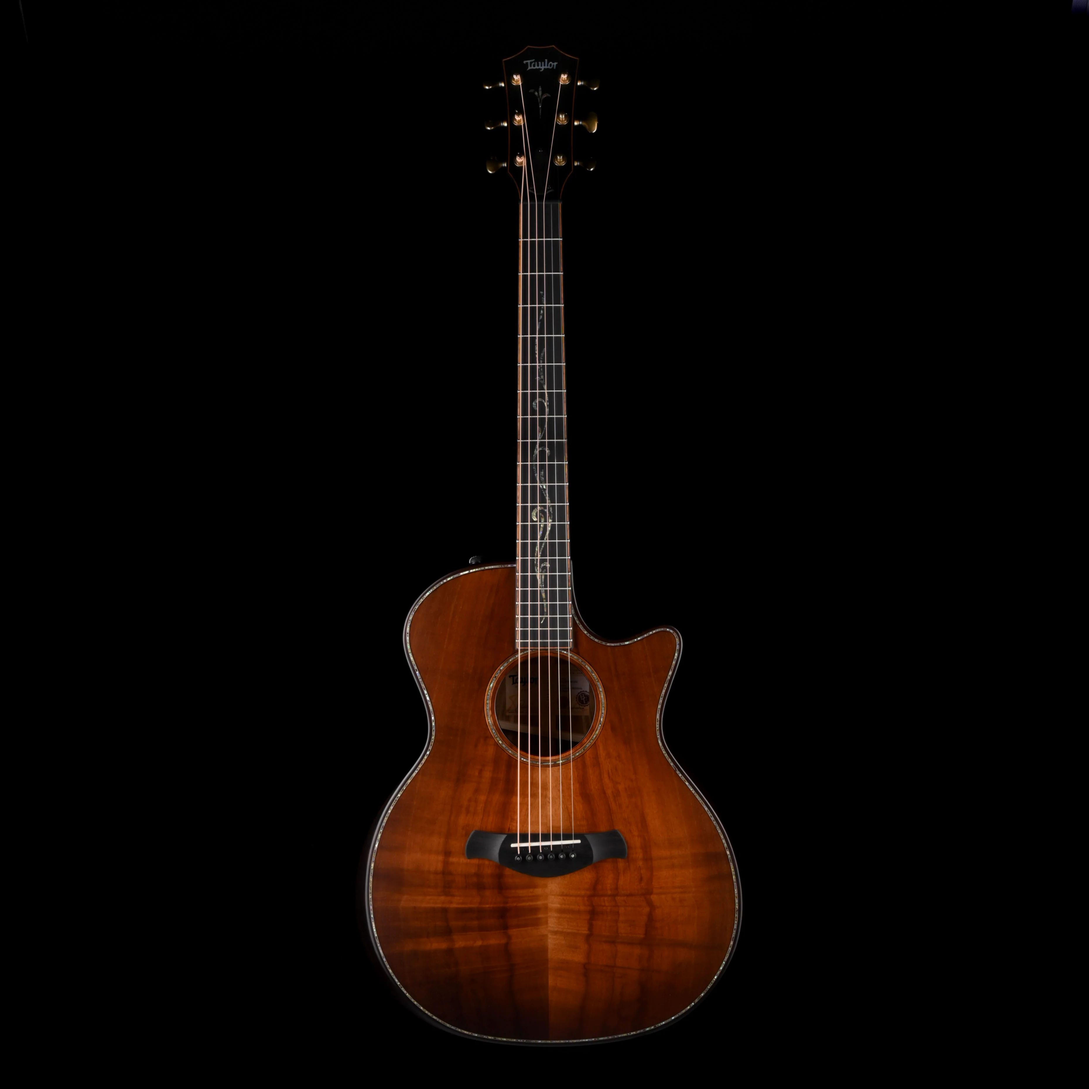 Taylor Builder's Edition K24ce Koa Grand Auditorium Kona Burst Acoustic Electric Guitar - Image 3