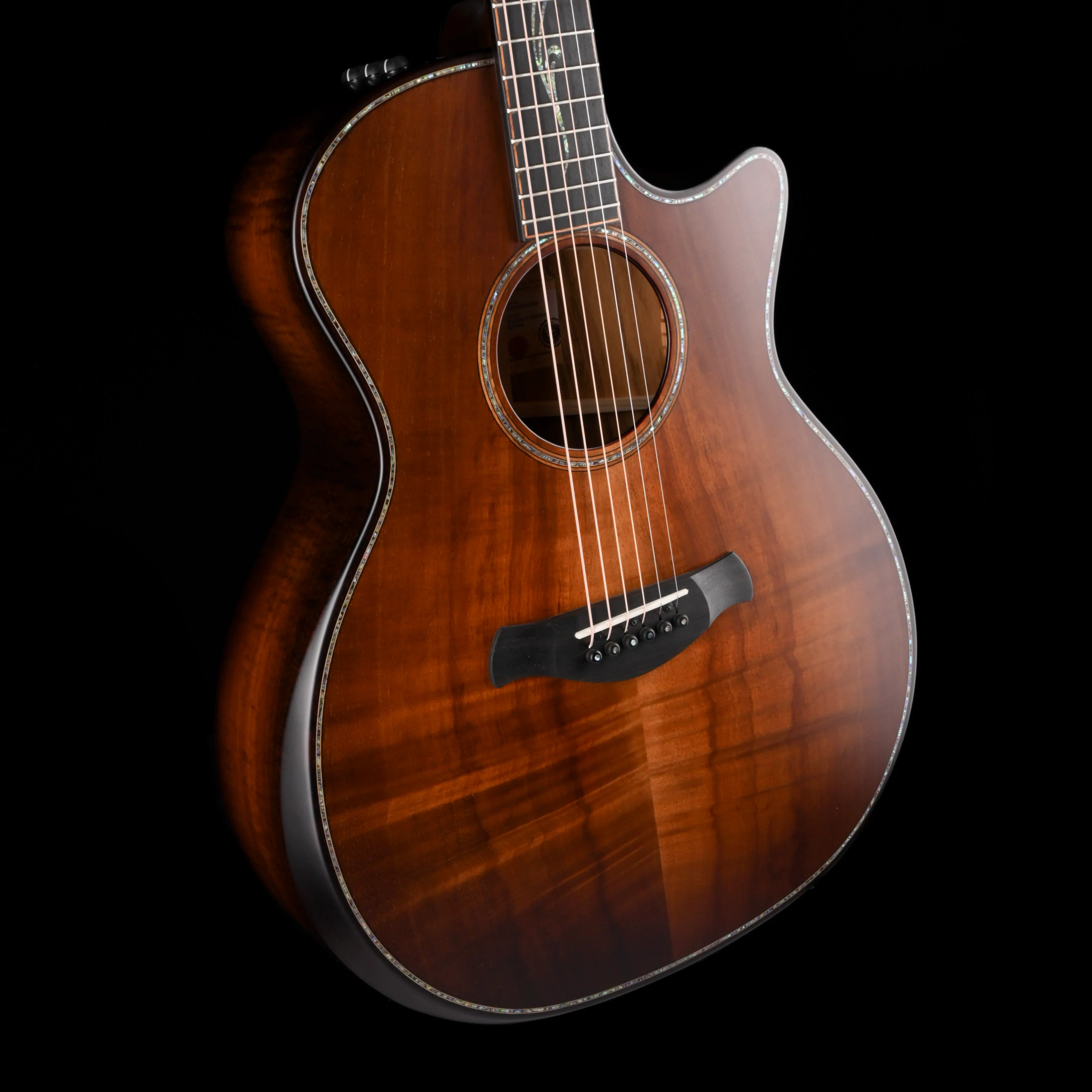 Taylor Builder's Edition K24ce Koa Grand Auditorium Kona Burst Acoustic Electric Guitar - Image 6