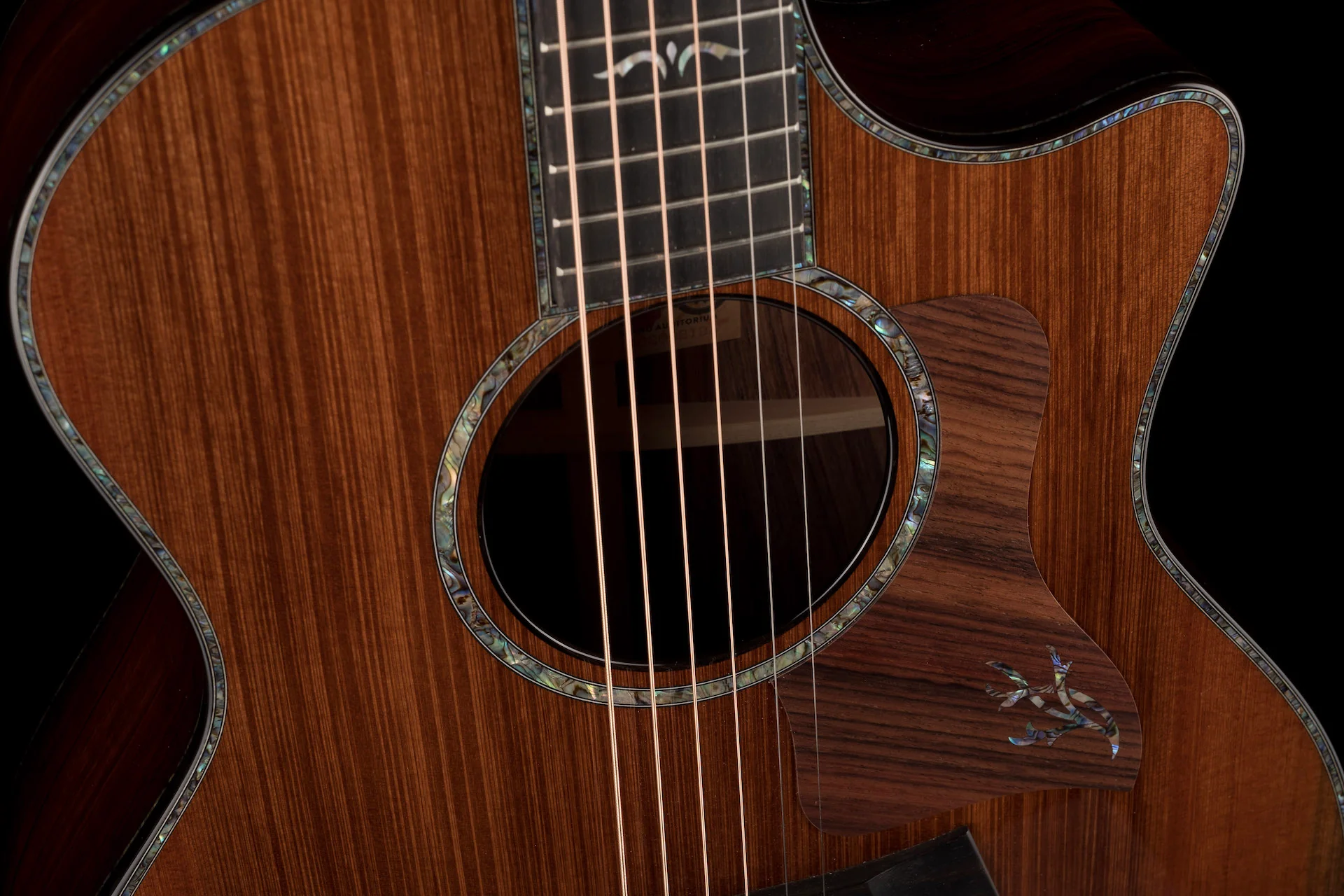Taylor Custom Grand Auditorium Presentation/900 Series Honduran Rosewood and Sinker Mahogany With Case - Image 7