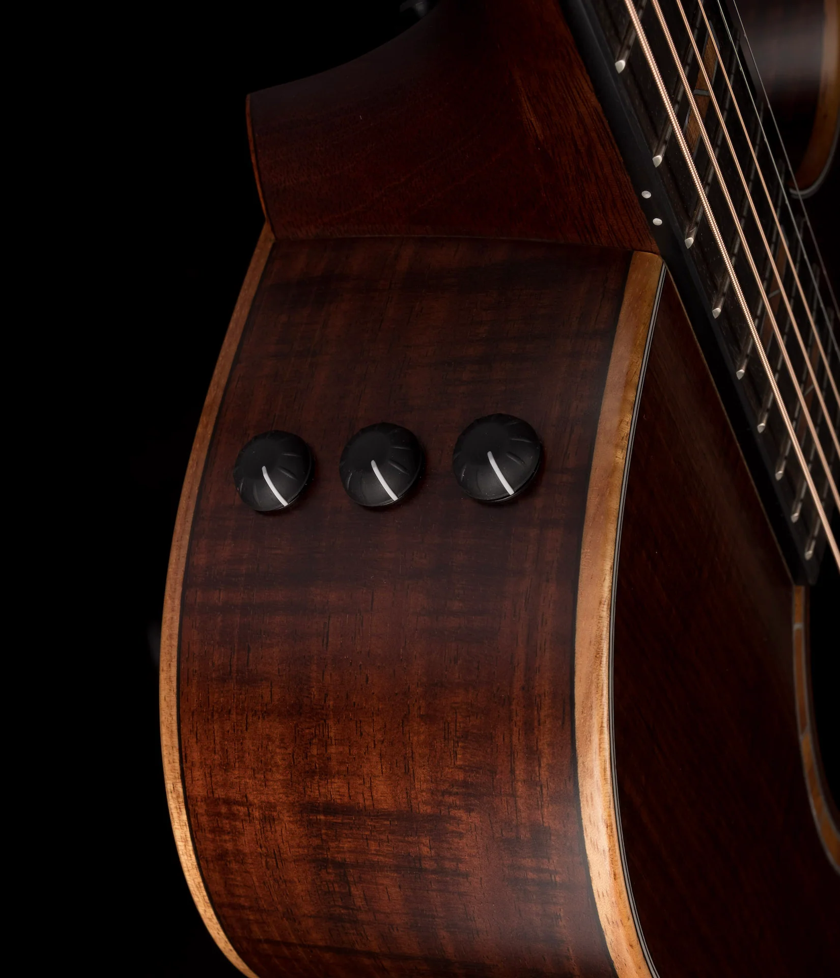 Taylor Custom Catch Event Grand Concert 12 Fret Figured Blackwood - Catch Event # 37 with Case - Image 10
