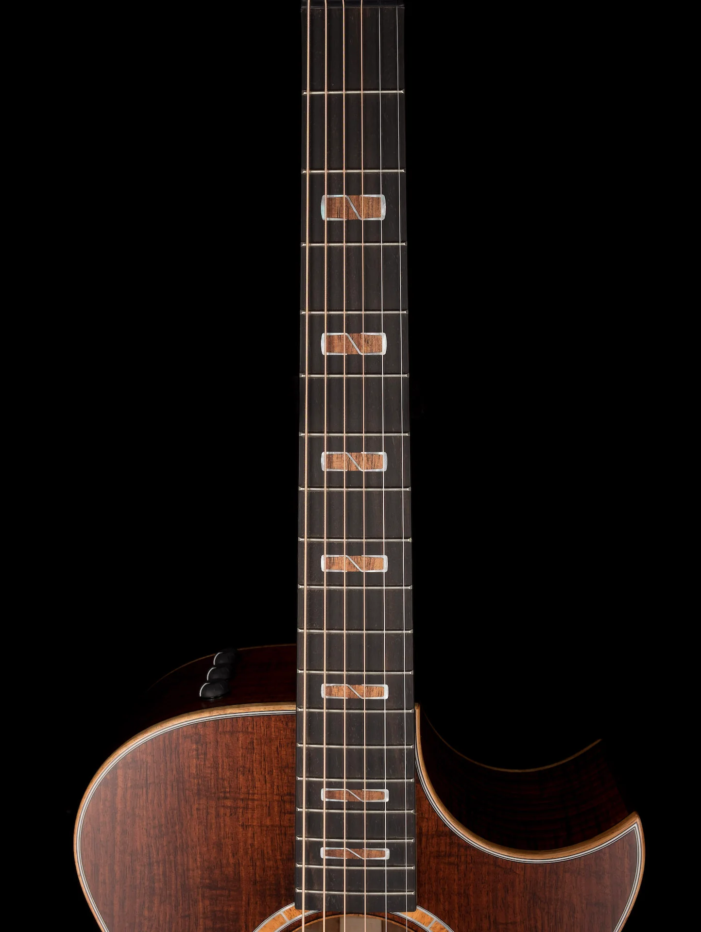 Taylor Custom Catch Event Grand Concert 12 Fret Figured Blackwood - Catch Event # 37 with Case - Image 13